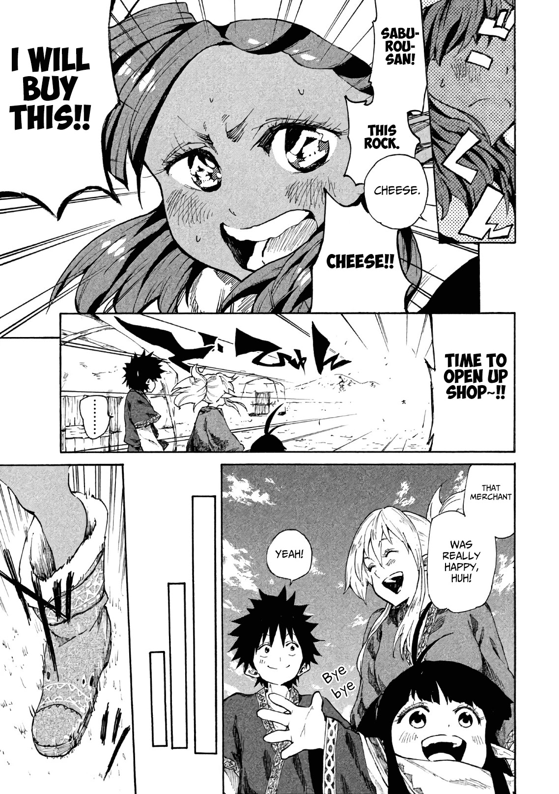 Mazumeshi Elf to Youbokugurashi Chapter 5 page 24 - Chapter 5: Bazaars and Merchants