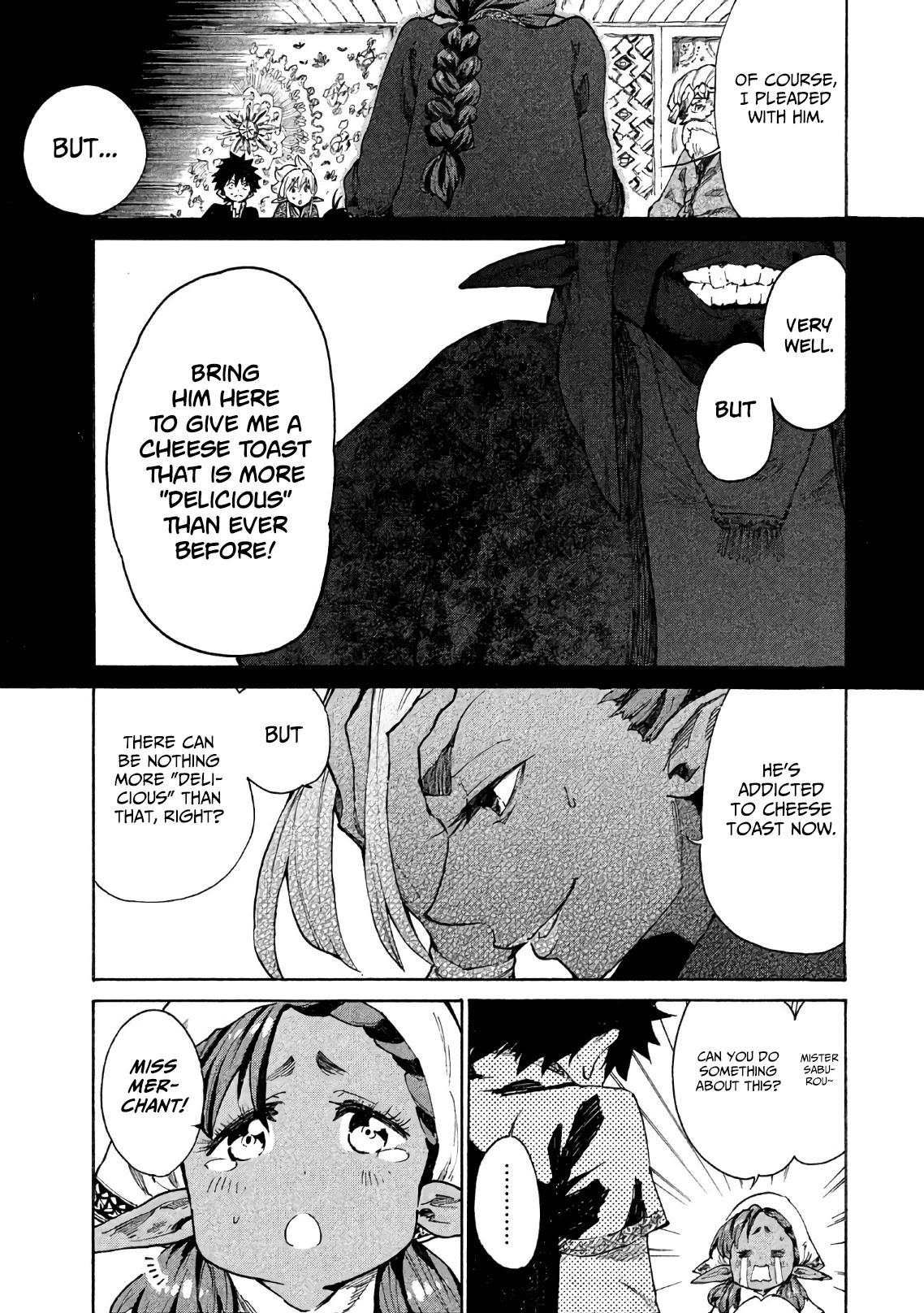 Mazumeshi Elf to Youbokugurashi Chapter 5 page 30 - Chapter 5: Bazaars and Merchants