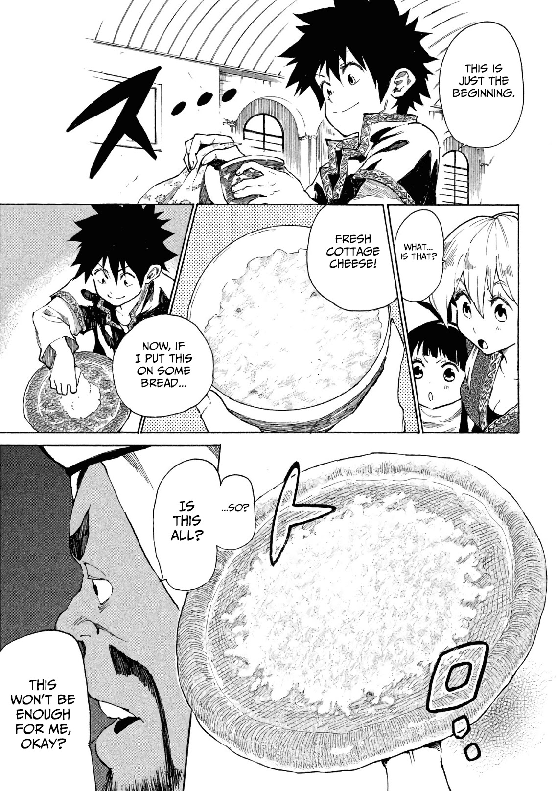 Mazumeshi Elf to Youbokugurashi Chapter 5 page 34 - Chapter 5: Bazaars and Merchants