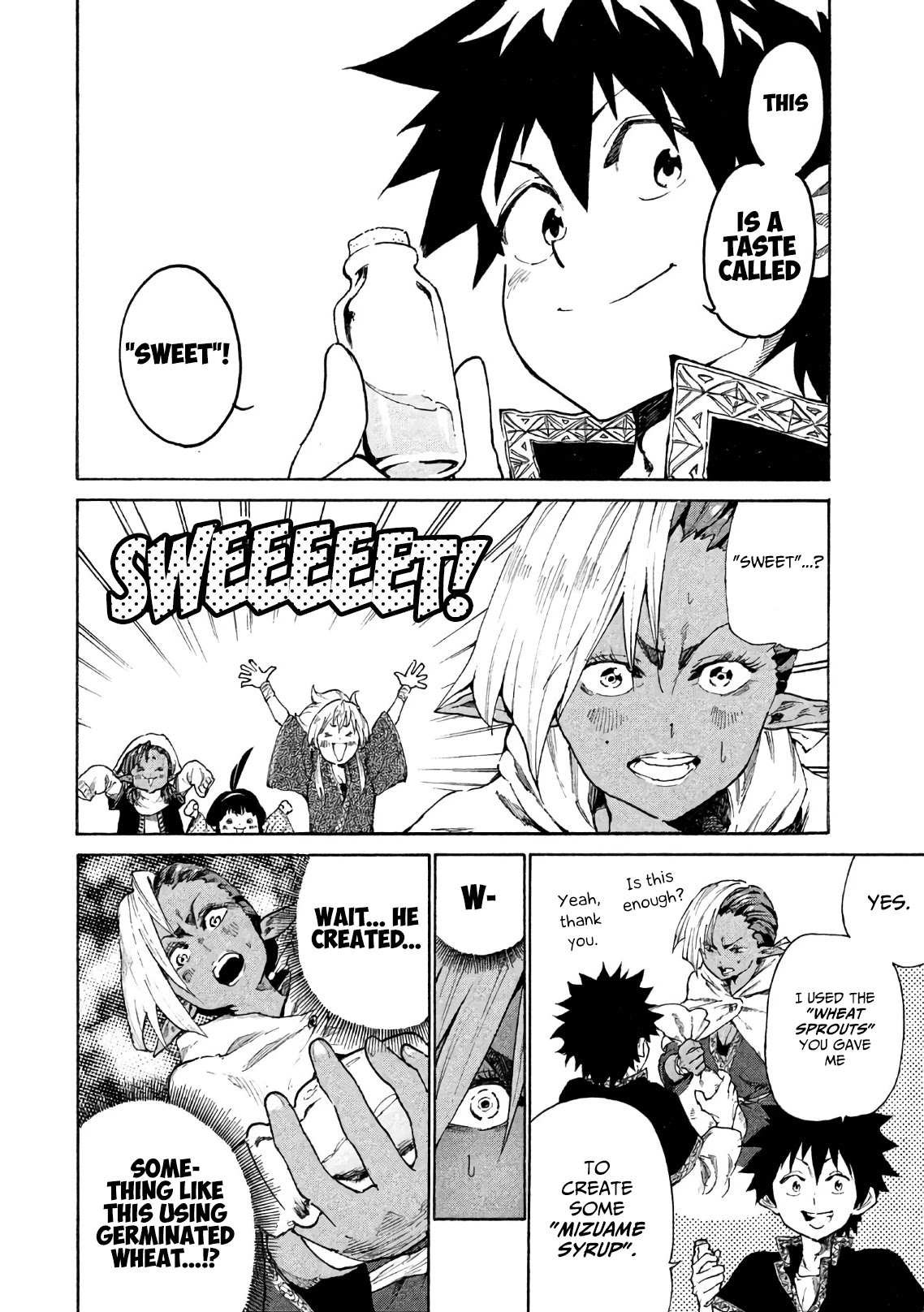 Mazumeshi Elf to Youbokugurashi Chapter 5 page 37 - Chapter 5: Bazaars and Merchants
