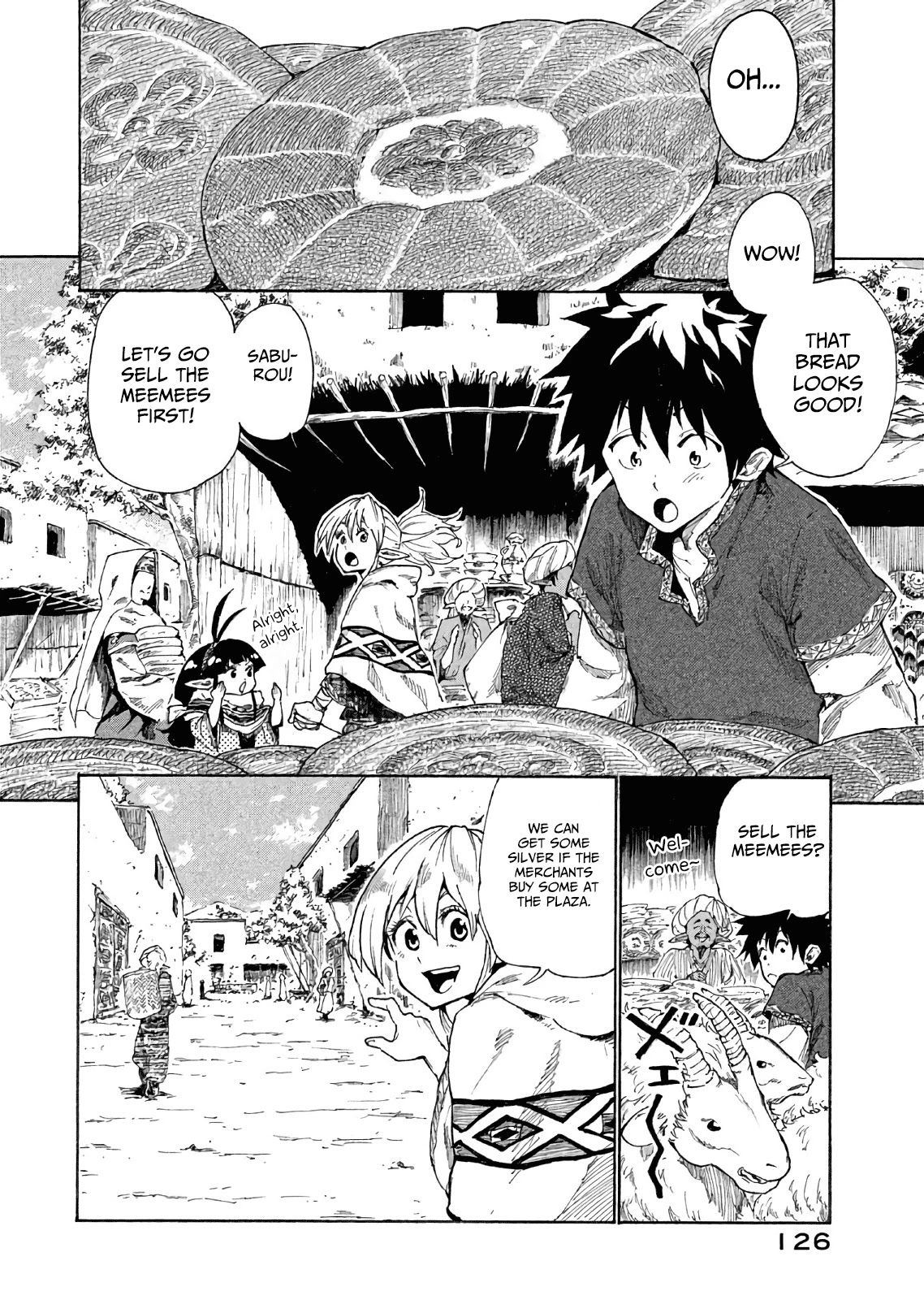 Mazumeshi Elf to Youbokugurashi Chapter 5 page 5 - Chapter 5: Bazaars and Merchants