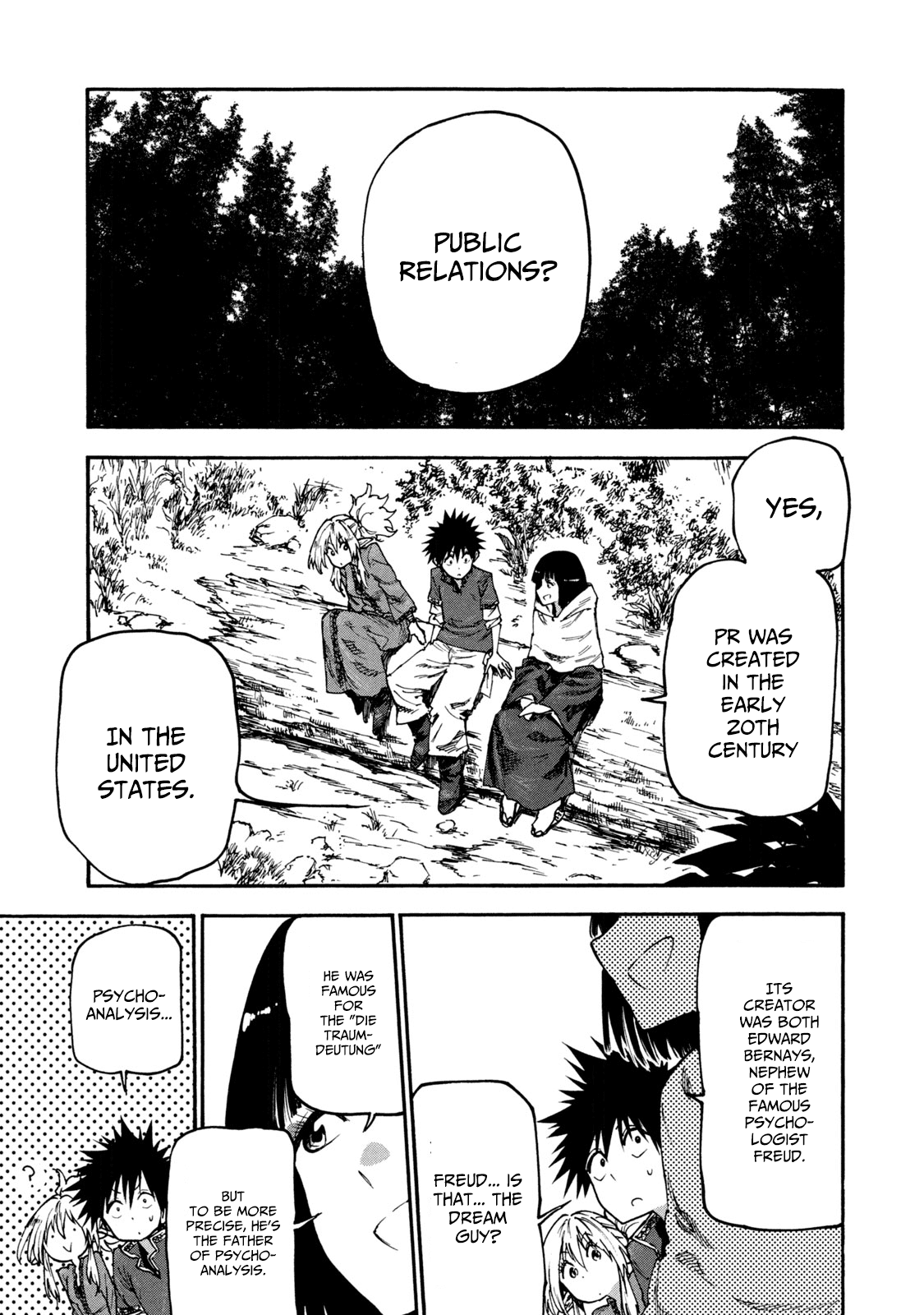 Mazumeshi Elf to Youbokugurashi Chapter 50 page 9 - Chapter 50: Business and advertising