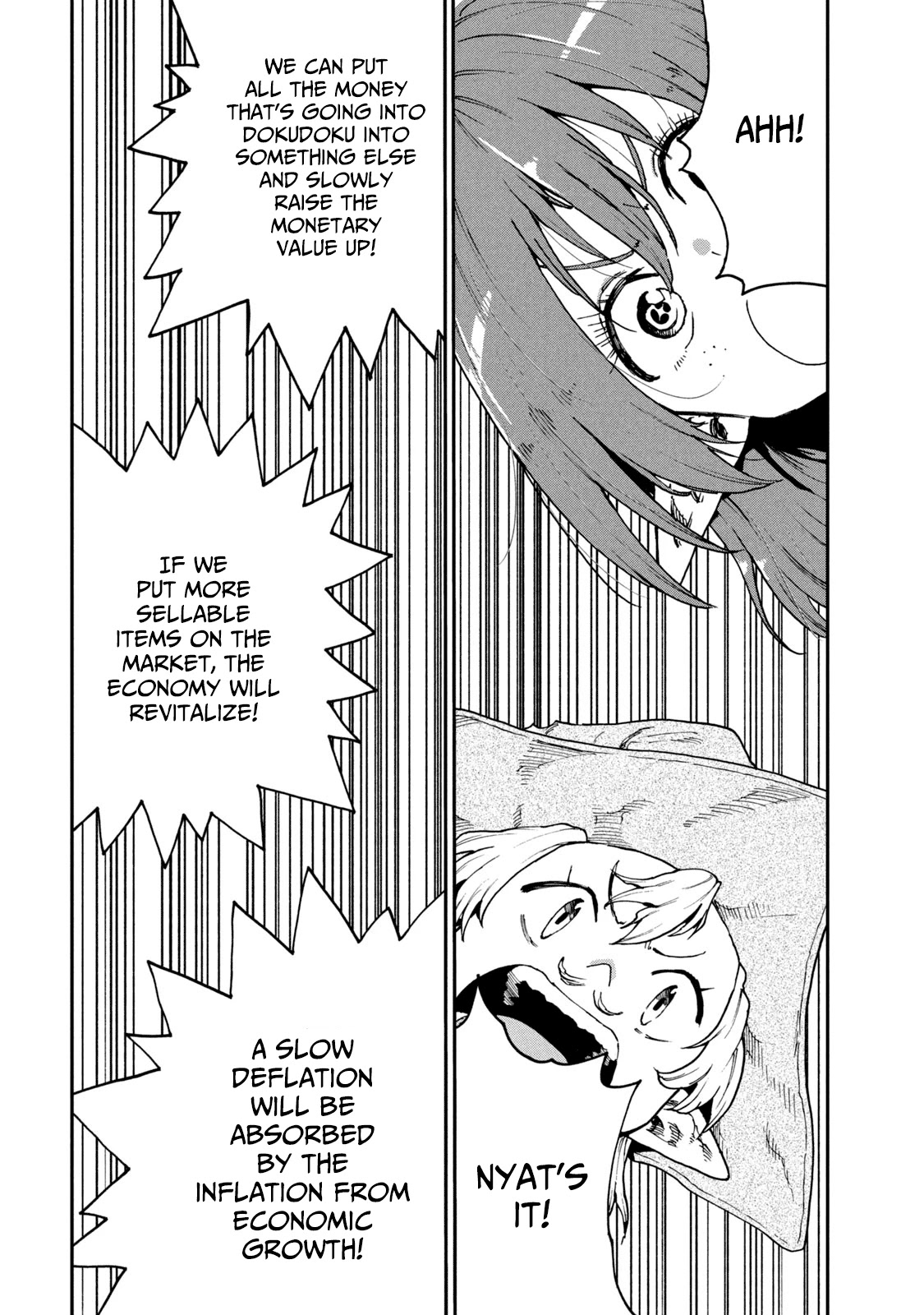 Mazumeshi Elf to Youbokugurashi Chapter 51 page 12 - Chapter 51: Dokudoku bubble!?