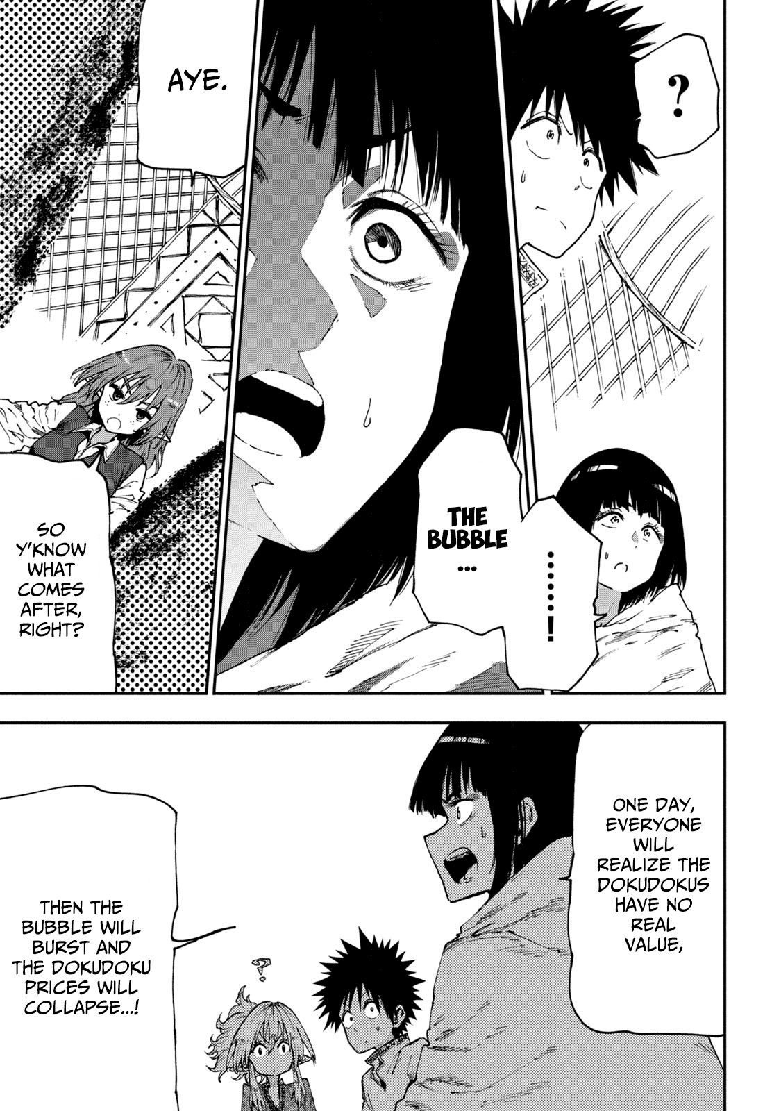 Mazumeshi Elf to Youbokugurashi Chapter 51 page 7 - Chapter 51: Dokudoku bubble!?