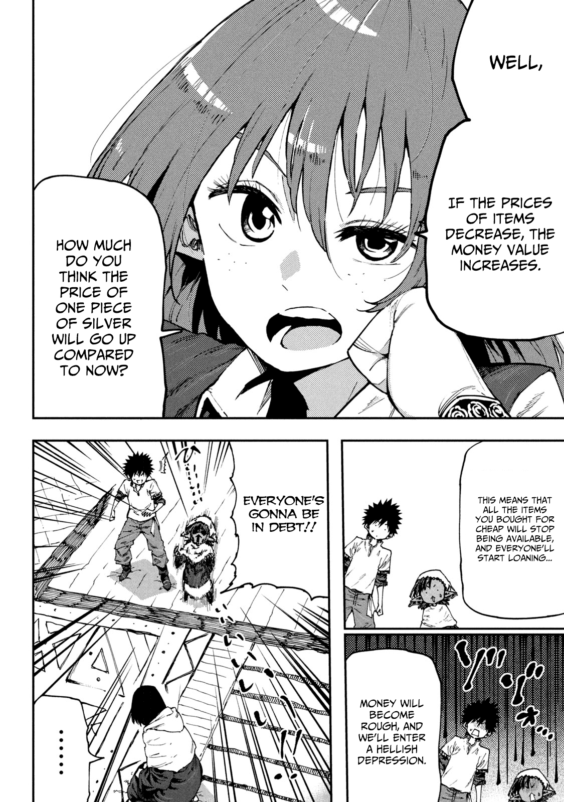 Mazumeshi Elf to Youbokugurashi Chapter 51 page 8 - Chapter 51: Dokudoku bubble!?