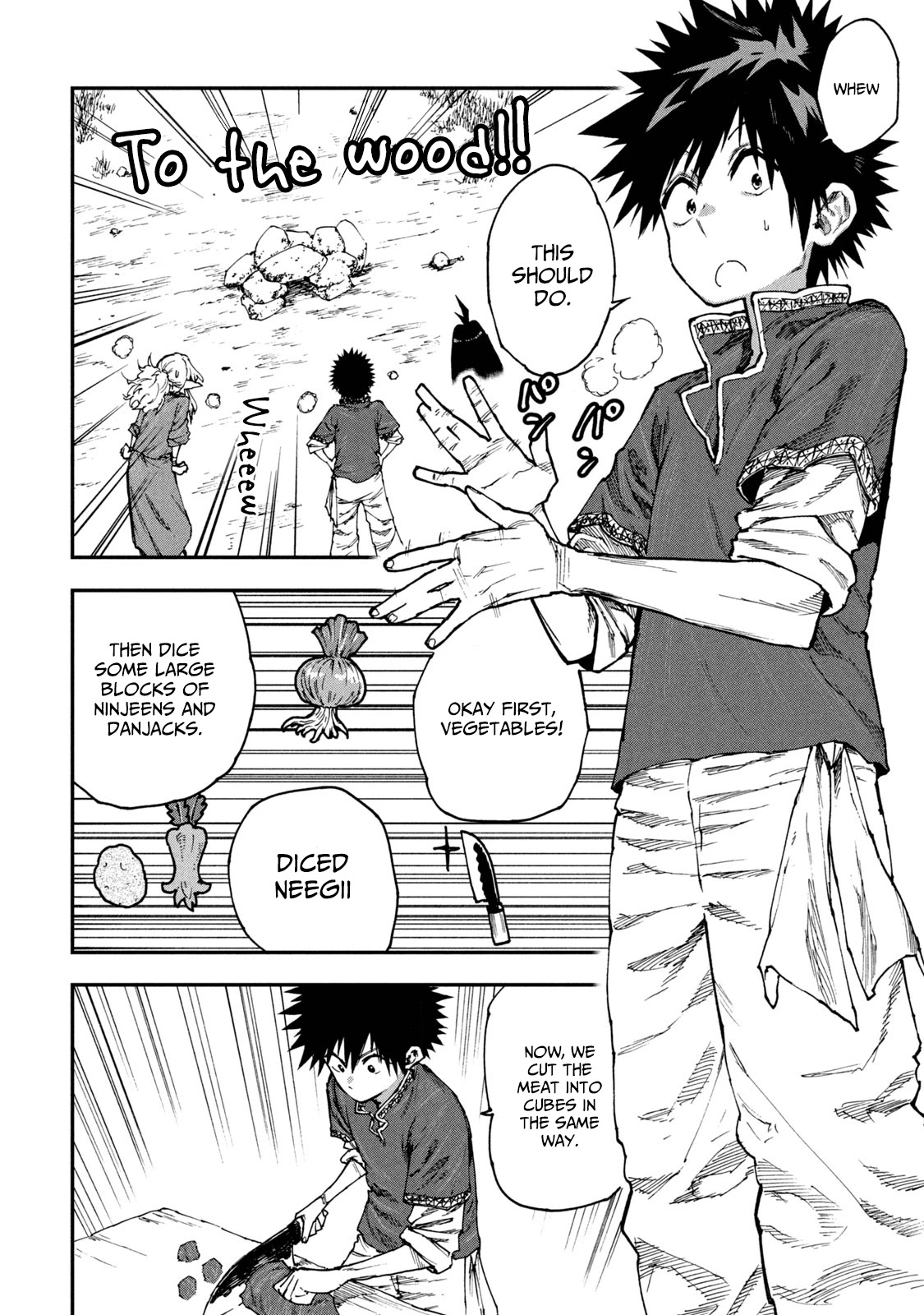 Mazumeshi Elf to Youbokugurashi Chapter 52 page 14 - Chapter 52: Developing new products!!