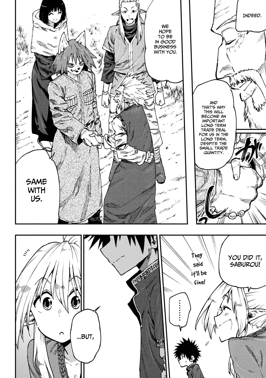 Mazumeshi Elf to Youbokugurashi Chapter 53 page 17 - Chapter 53: A new transaction