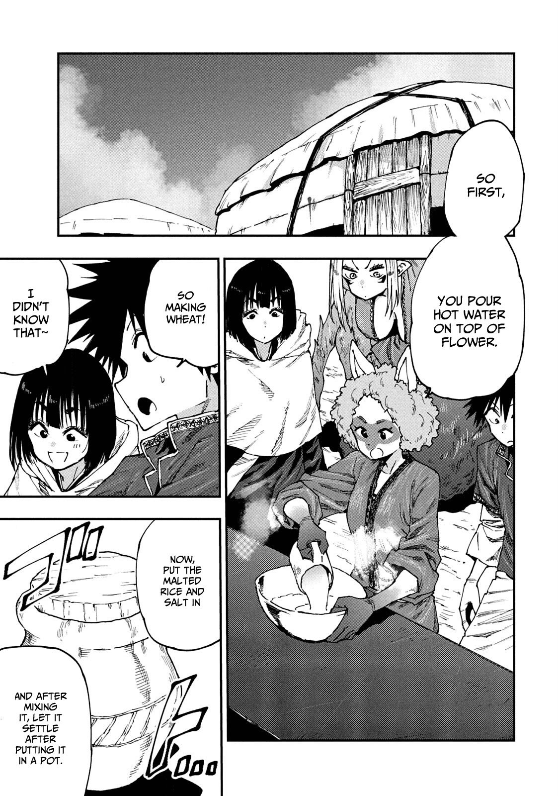 Mazumeshi Elf to Youbokugurashi Chapter 54 page 15 - Chapter 54: A place with happiness