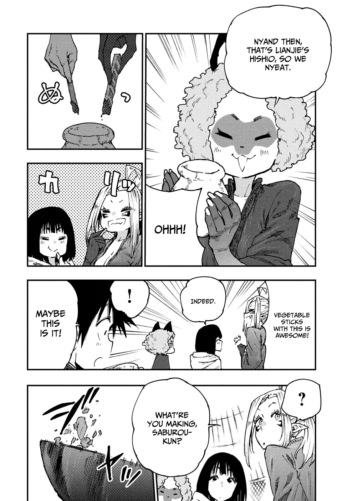 Mazumeshi Elf to Youbokugurashi Chapter 54 page 16 - Chapter 54: A place with happiness