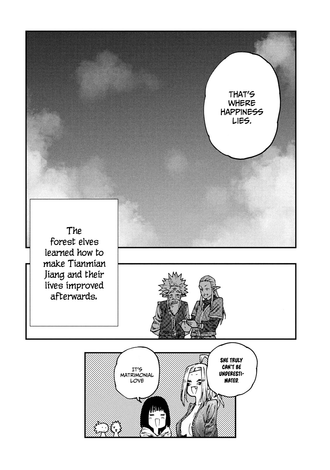 Mazumeshi Elf to Youbokugurashi Chapter 54 page 24 - Chapter 54: A place with happiness