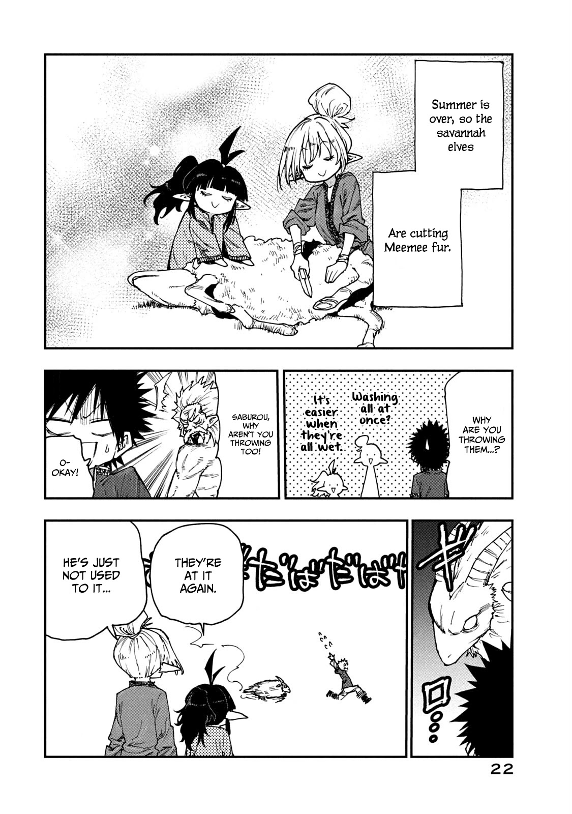 Mazumeshi Elf to Youbokugurashi Chapter 54 page 4 - Chapter 54: A place with happiness