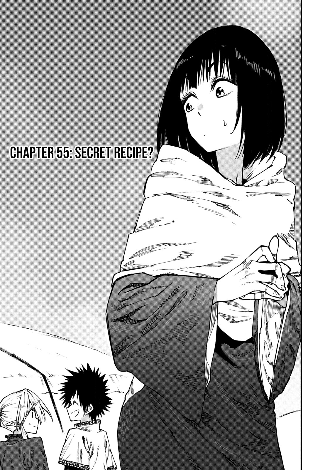 Mazumeshi Elf to Youbokugurashi Chapter 55 page 1 - Chapter 55: Secret recipe?