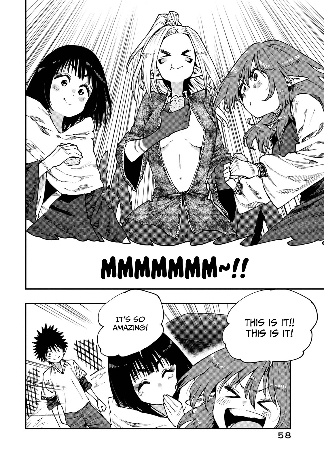 Mazumeshi Elf to Youbokugurashi Chapter 55 page 16 - Chapter 55: Secret recipe?