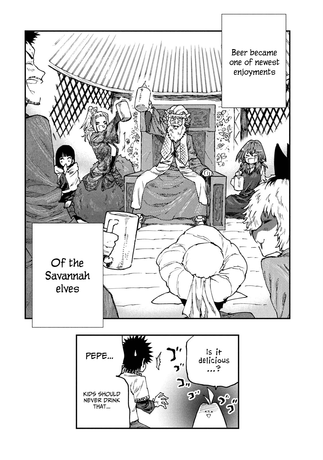 Mazumeshi Elf to Youbokugurashi Chapter 55 page 20 - Chapter 55: Secret recipe?