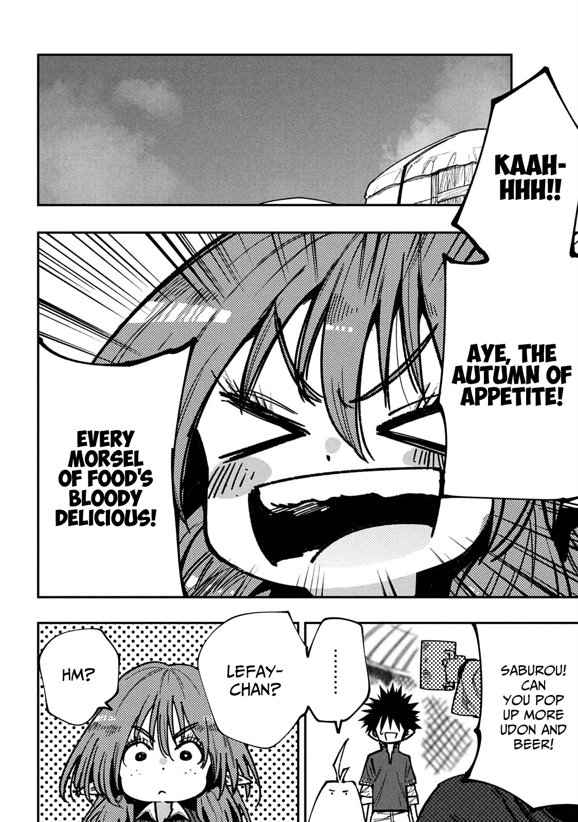 Mazumeshi Elf to Youbokugurashi Chapter 56 page 2 - Chapter 56: The pros and cons of the Autumn of appetite