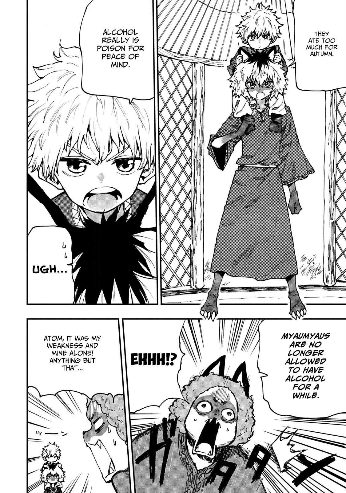 Mazumeshi Elf to Youbokugurashi Chapter 56 page 6 - Chapter 56: The pros and cons of the Autumn of appetite
