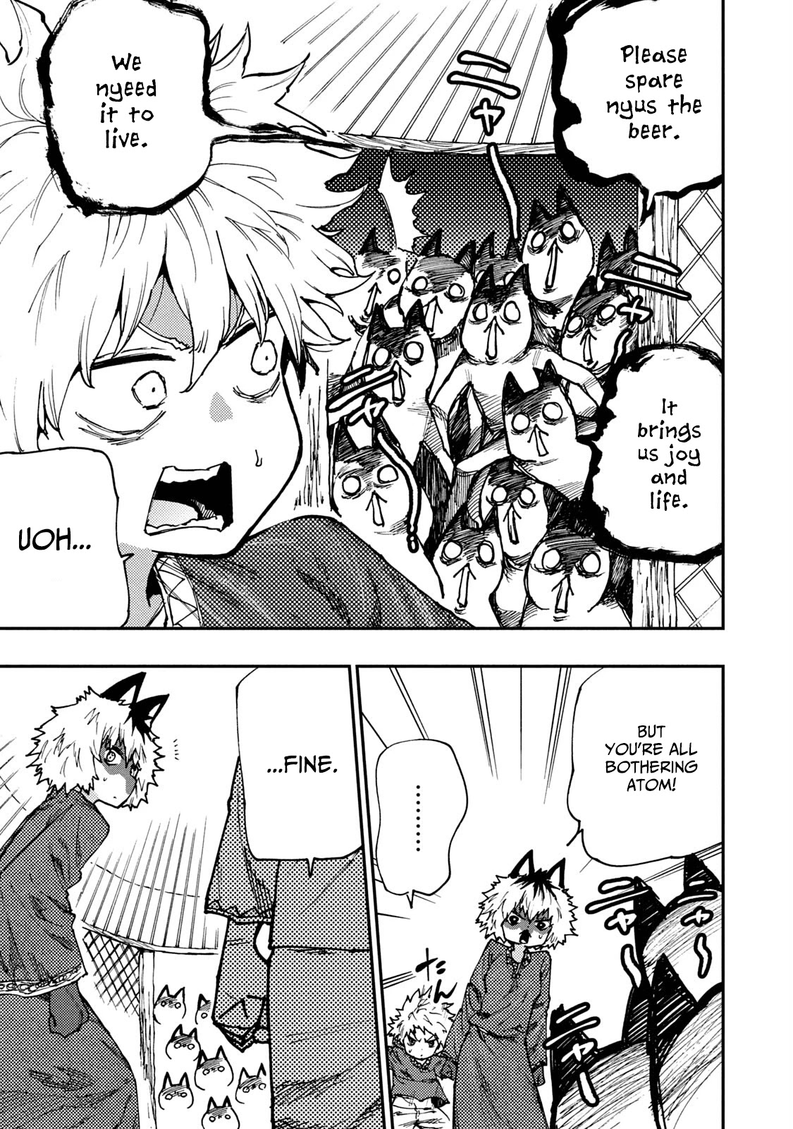 Mazumeshi Elf to Youbokugurashi Chapter 56 page 7 - Chapter 56: The pros and cons of the Autumn of appetite