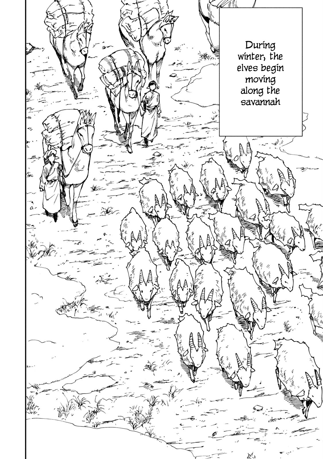 Mazumeshi Elf to Youbokugurashi Chapter 57 page 2 - Chapter 57: The coming of winter