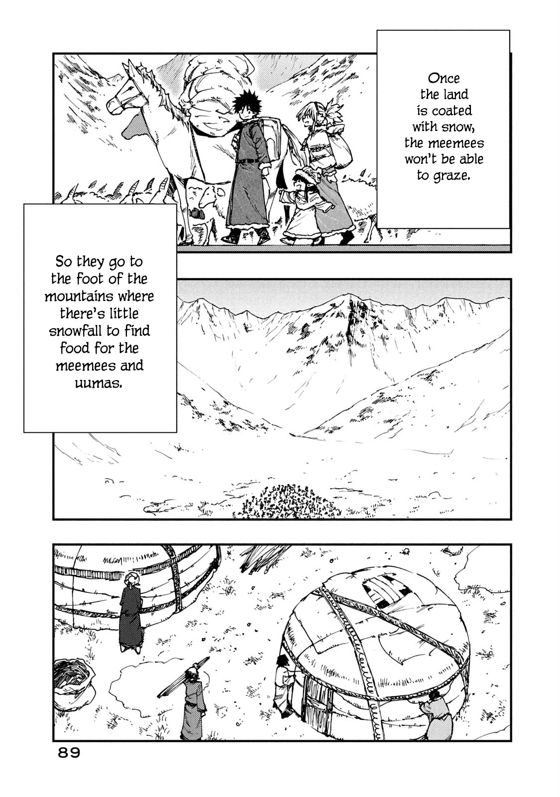 Mazumeshi Elf to Youbokugurashi Chapter 57 page 3 - Chapter 57: The coming of winter