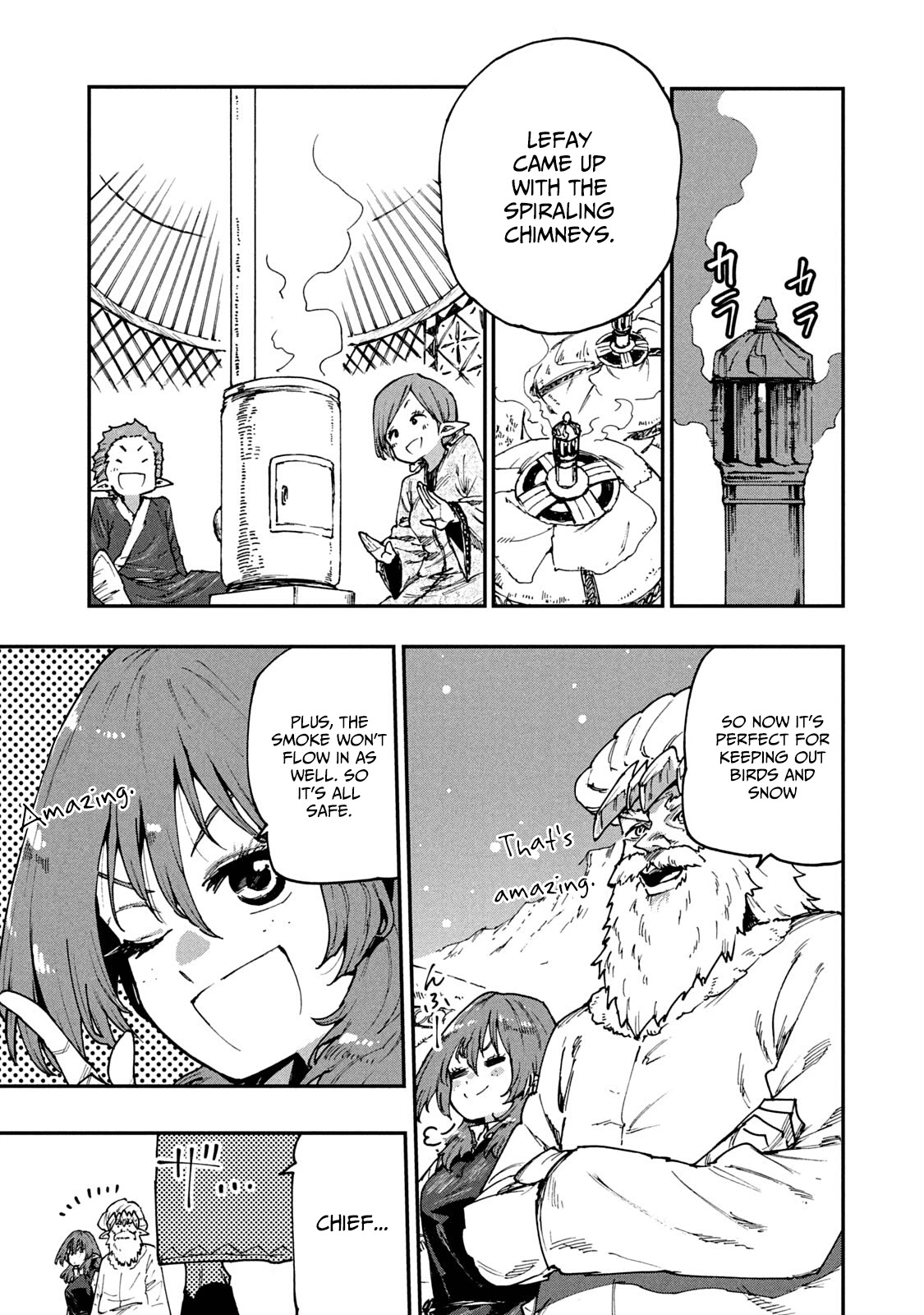 Mazumeshi Elf to Youbokugurashi Chapter 57 page 7 - Chapter 57: The coming of winter