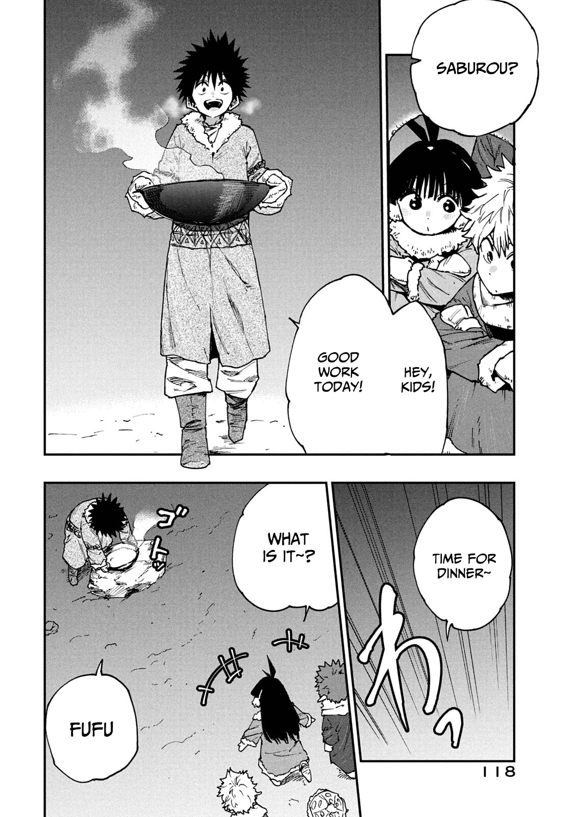 Mazumeshi Elf to Youbokugurashi Chapter 58 page 14 - Chapter 58: Kids and snowmen