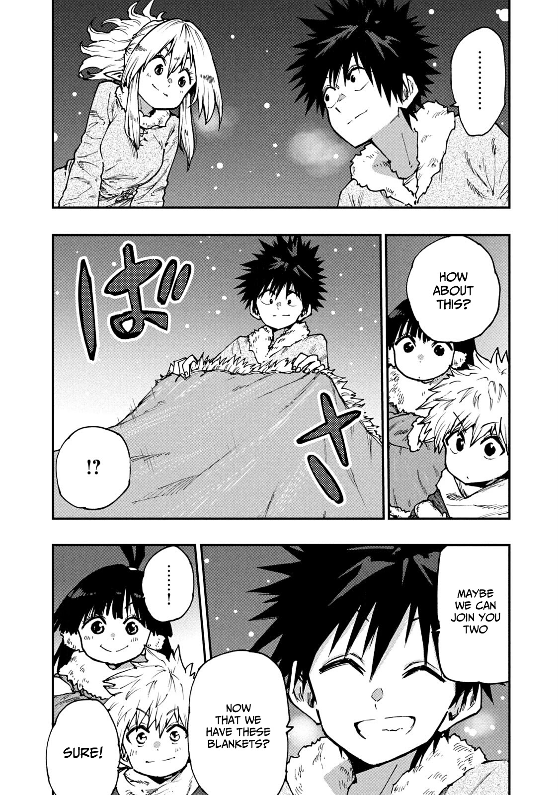 Mazumeshi Elf to Youbokugurashi Chapter 58 page 19 - Chapter 58: Kids and snowmen