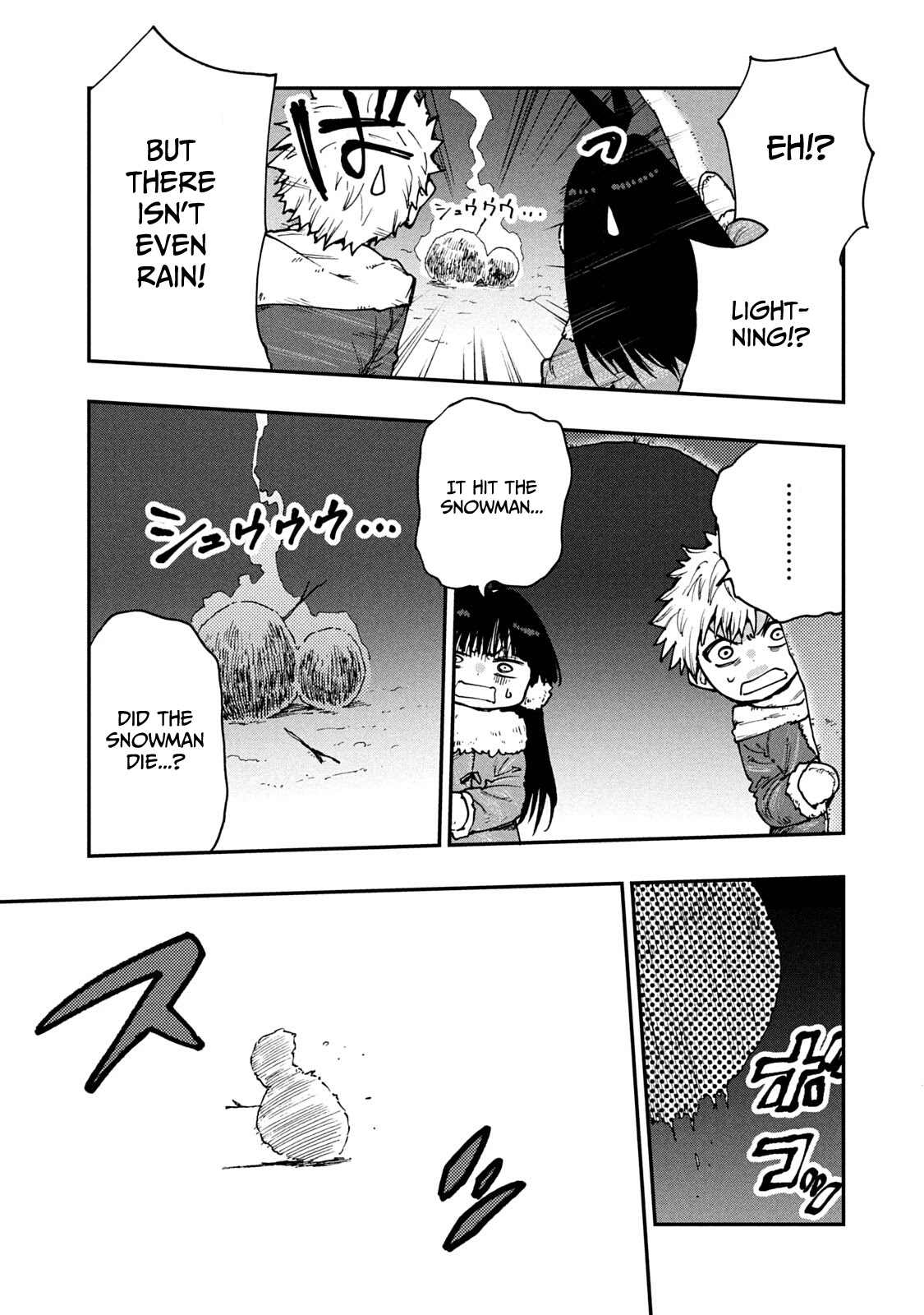 Mazumeshi Elf to Youbokugurashi Chapter 58 page 23 - Chapter 58: Kids and snowmen