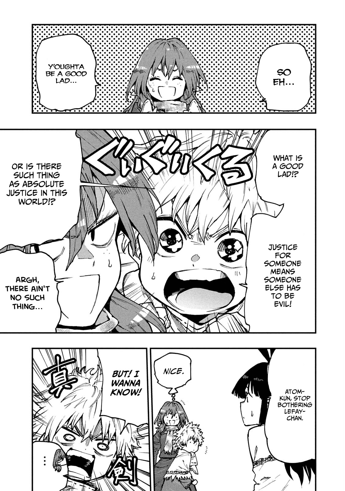 Mazumeshi Elf to Youbokugurashi Chapter 58 page 9 - Chapter 58: Kids and snowmen