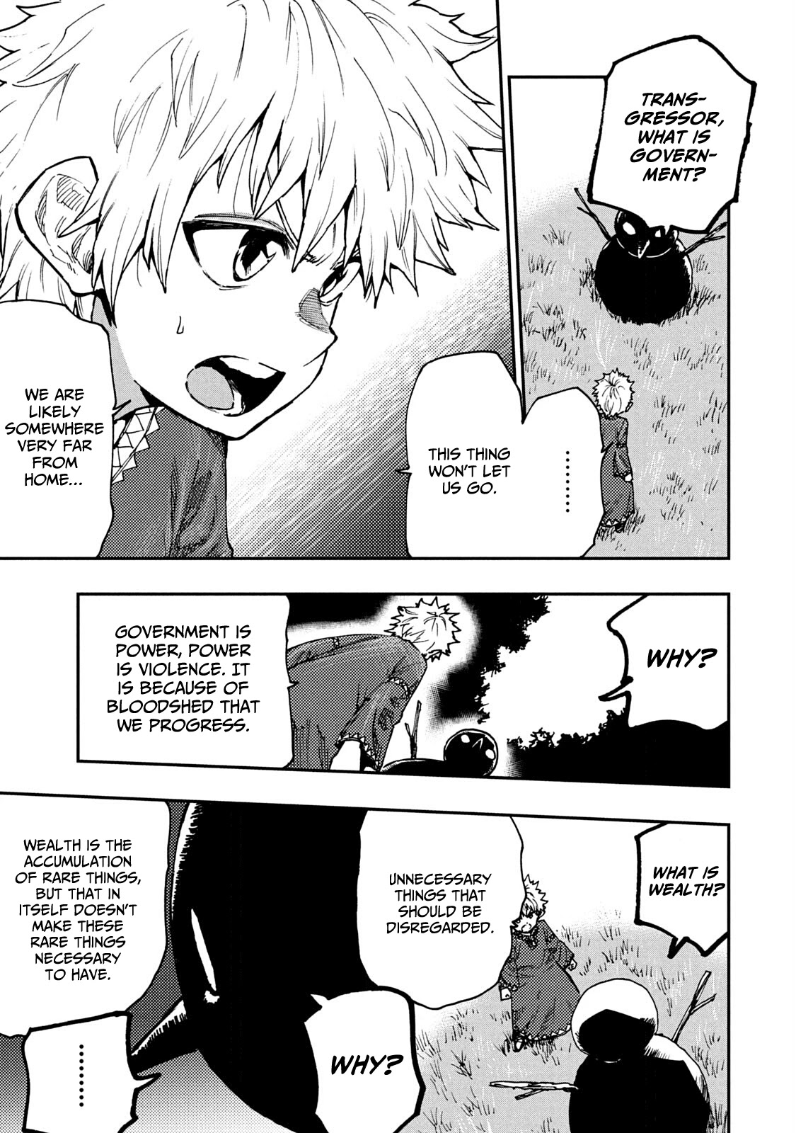 Mazumeshi Elf to Youbokugurashi Chapter 59 page 11 - Chapter 59: Transcendentals and transgressors