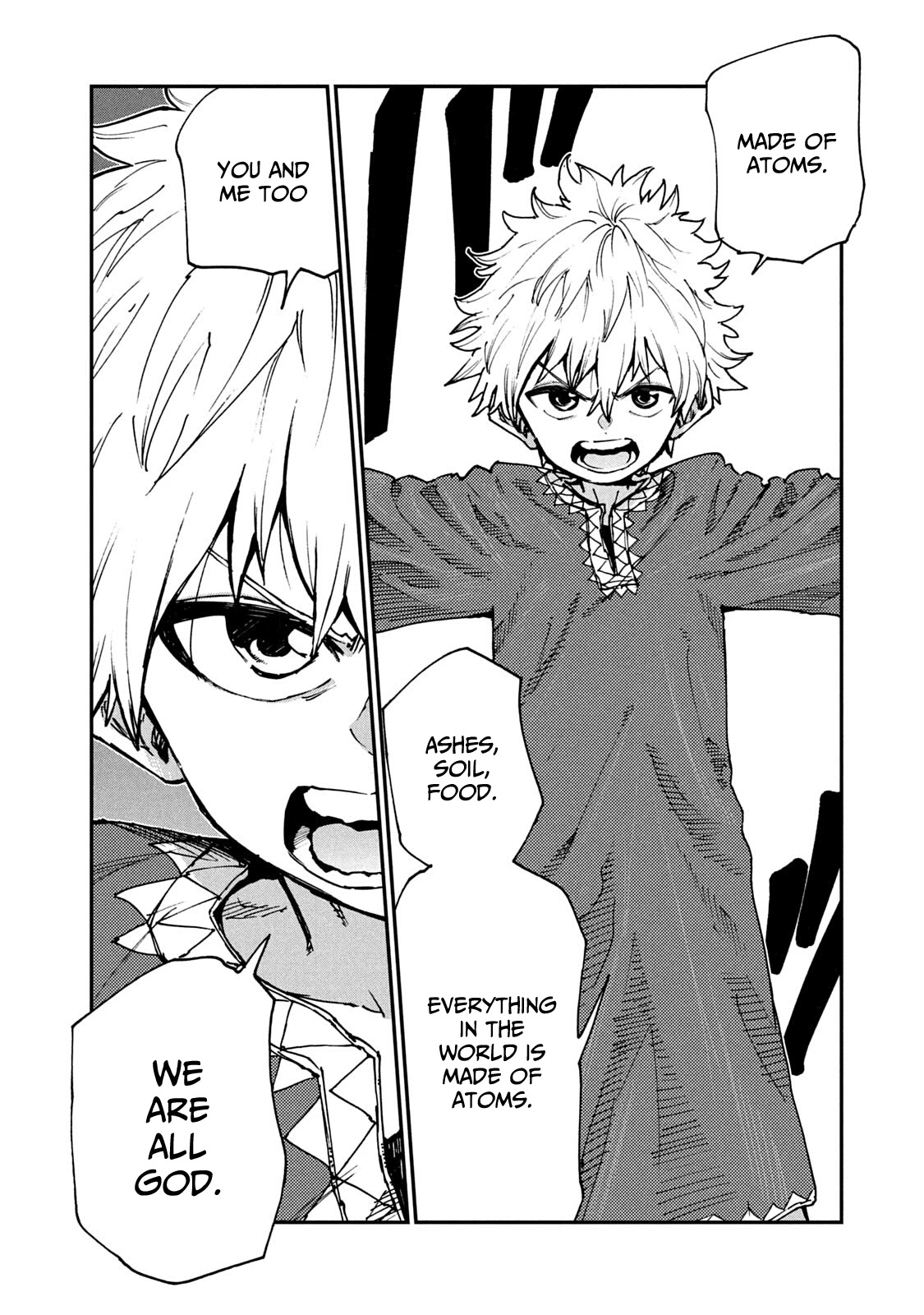 Mazumeshi Elf to Youbokugurashi Chapter 59 page 13 - Chapter 59: Transcendentals and transgressors