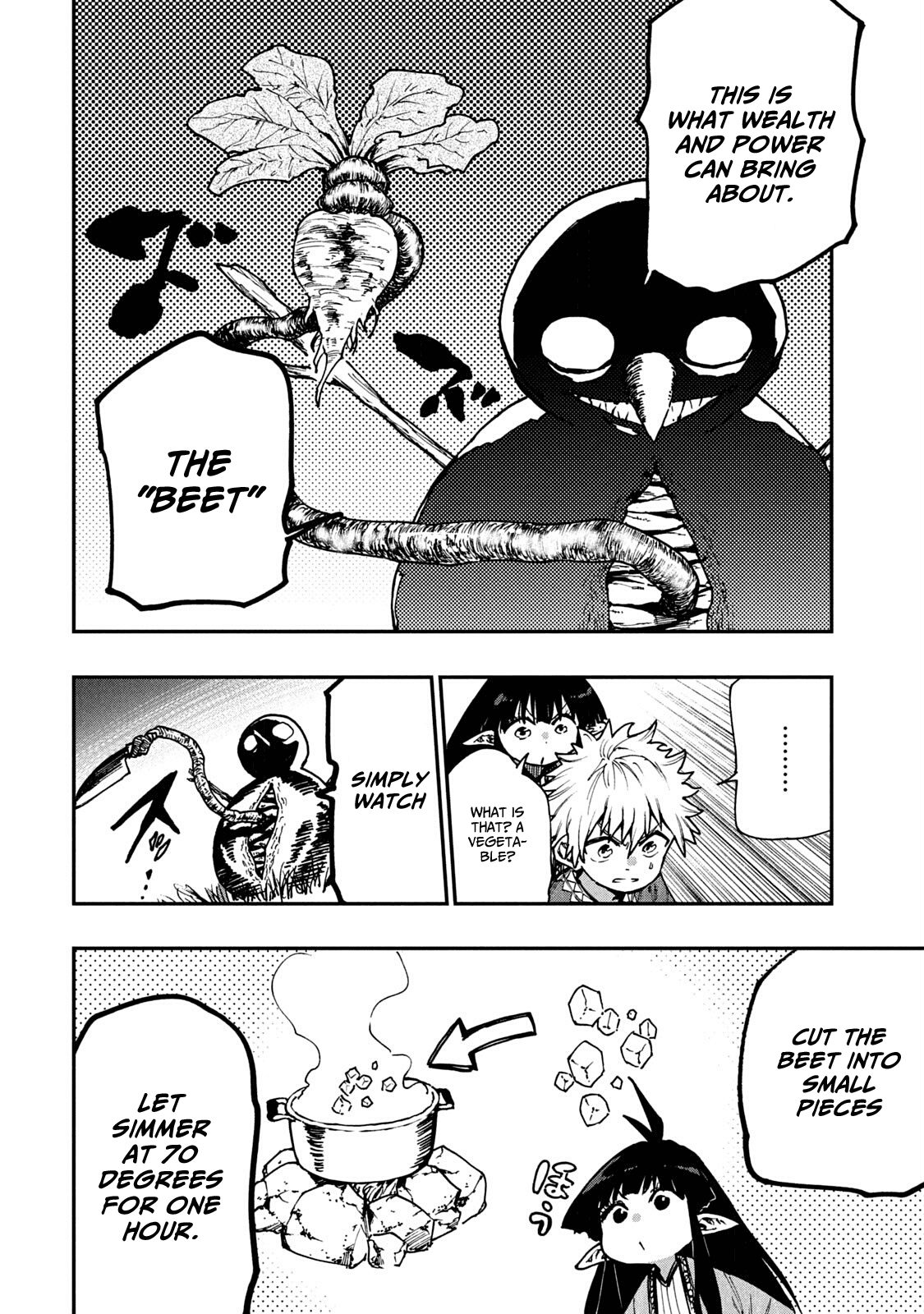 Mazumeshi Elf to Youbokugurashi Chapter 59 page 16 - Chapter 59: Transcendentals and transgressors