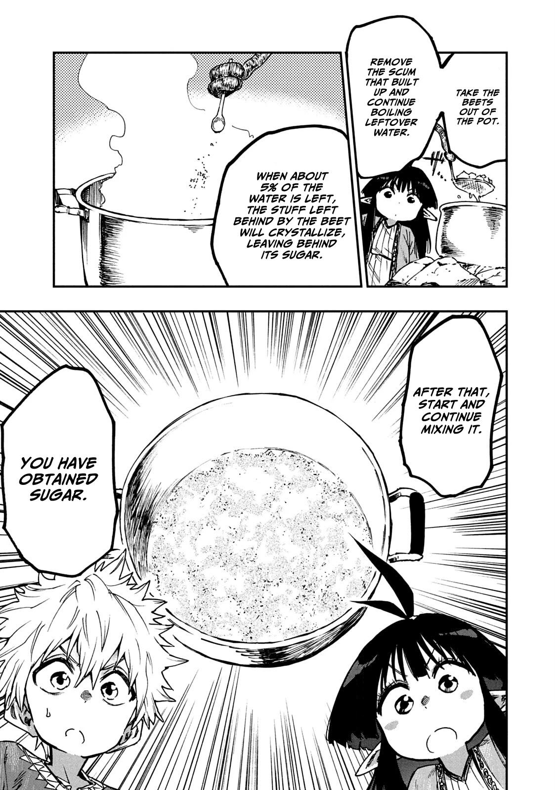 Mazumeshi Elf to Youbokugurashi Chapter 59 page 17 - Chapter 59: Transcendentals and transgressors