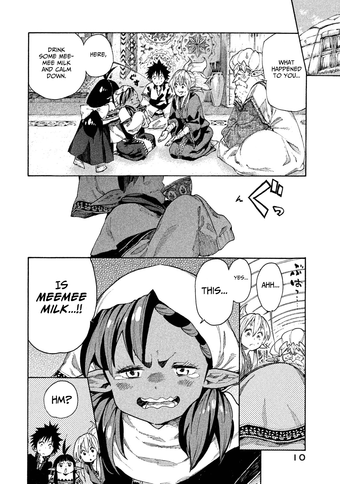Mazumeshi Elf to Youbokugurashi Chapter 6 page 13 - Chapter 6: Meemee Milk and Life Water