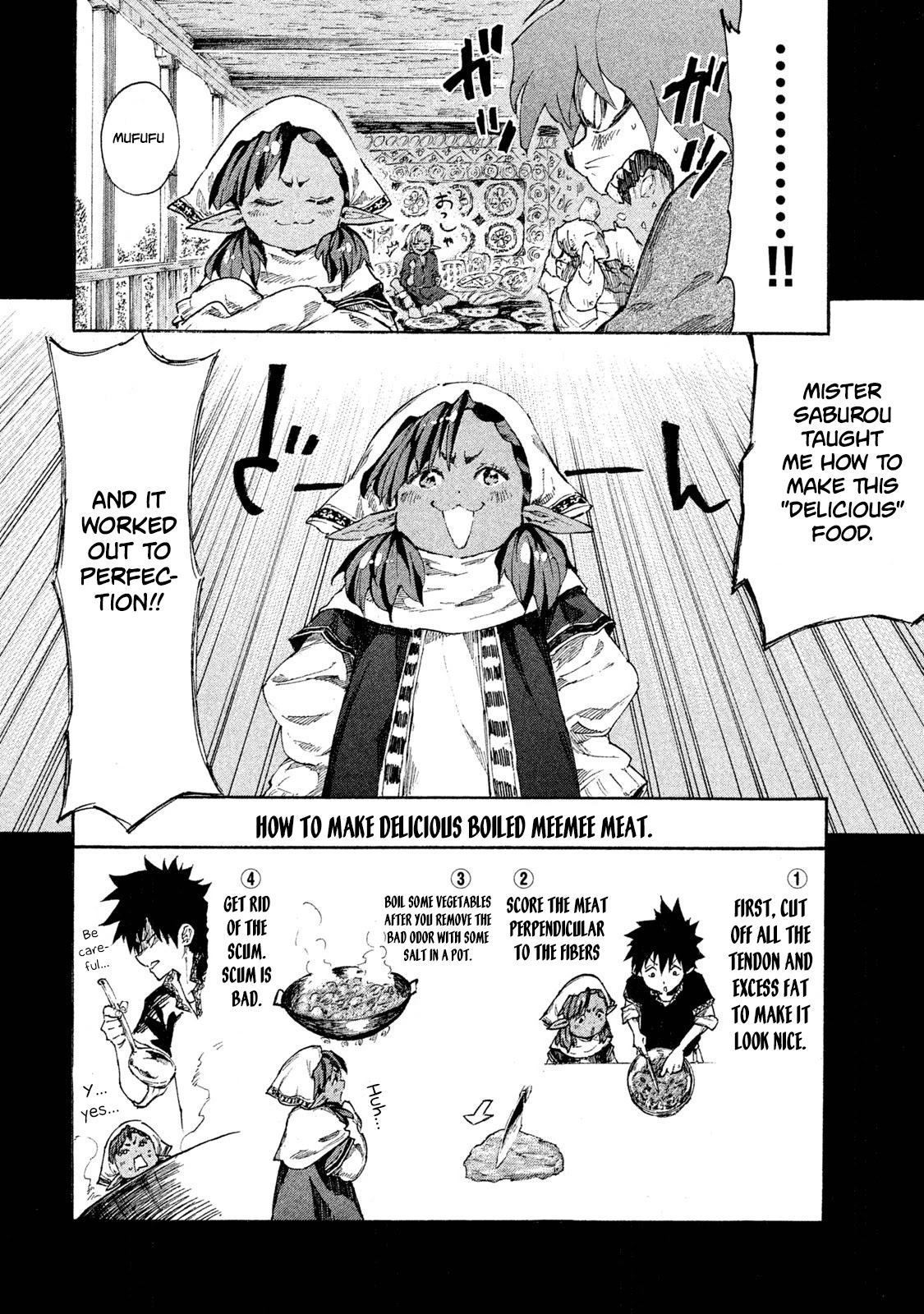 Mazumeshi Elf to Youbokugurashi Chapter 6 page 17 - Chapter 6: Meemee Milk and Life Water