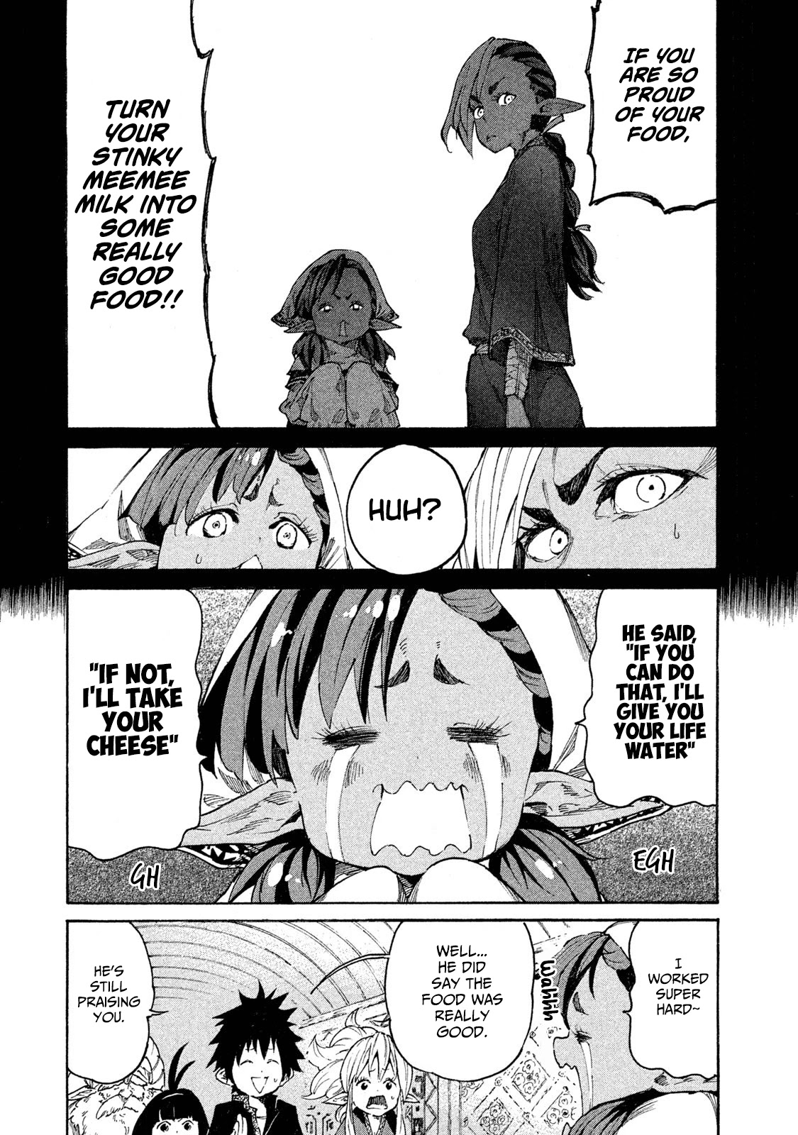 Mazumeshi Elf to Youbokugurashi Chapter 6 page 23 - Chapter 6: Meemee Milk and Life Water