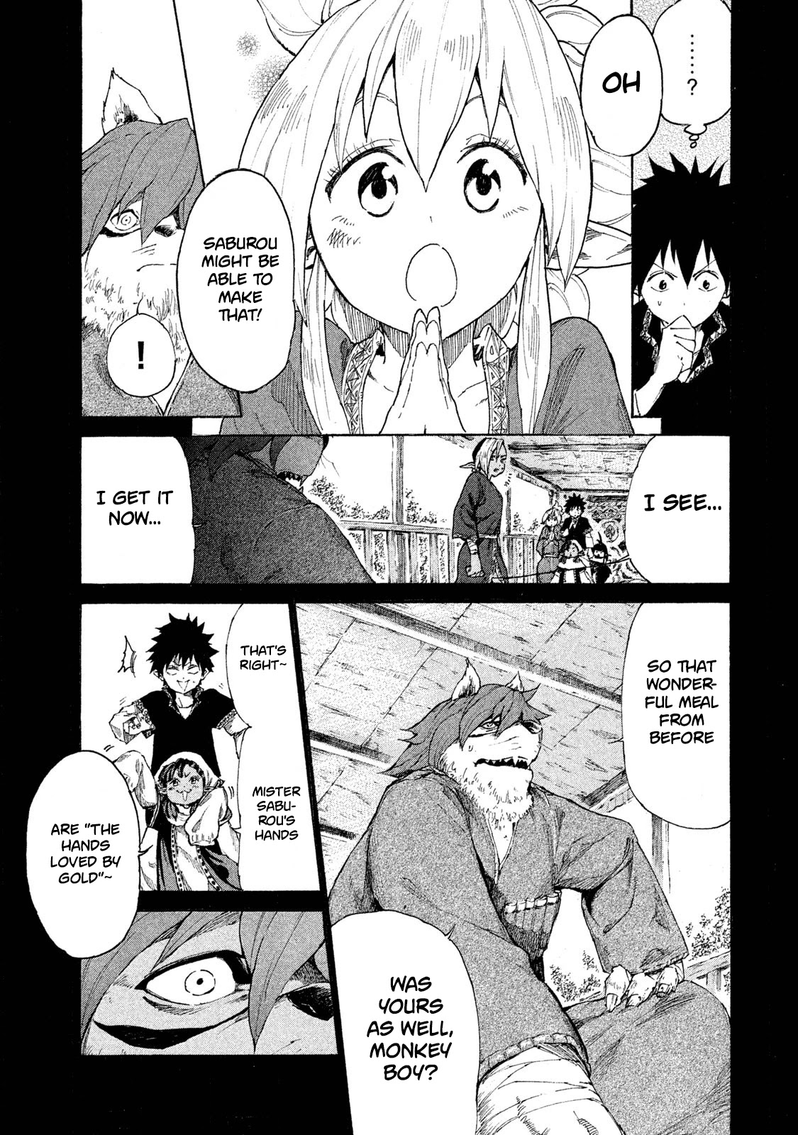 Mazumeshi Elf to Youbokugurashi Chapter 6 page 32 - Chapter 6: Meemee Milk and Life Water