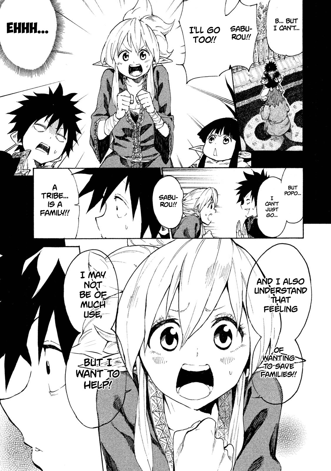 Mazumeshi Elf to Youbokugurashi Chapter 6 page 34 - Chapter 6: Meemee Milk and Life Water