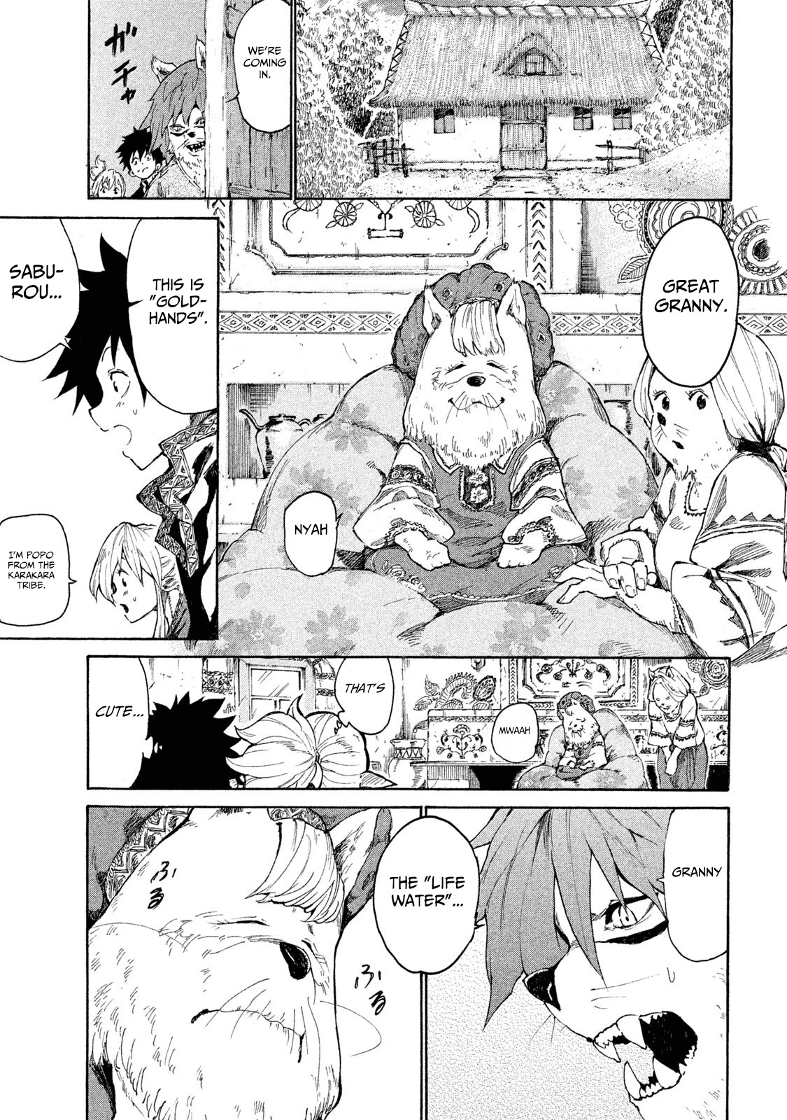 Mazumeshi Elf to Youbokugurashi Chapter 6 page 38 - Chapter 6: Meemee Milk and Life Water