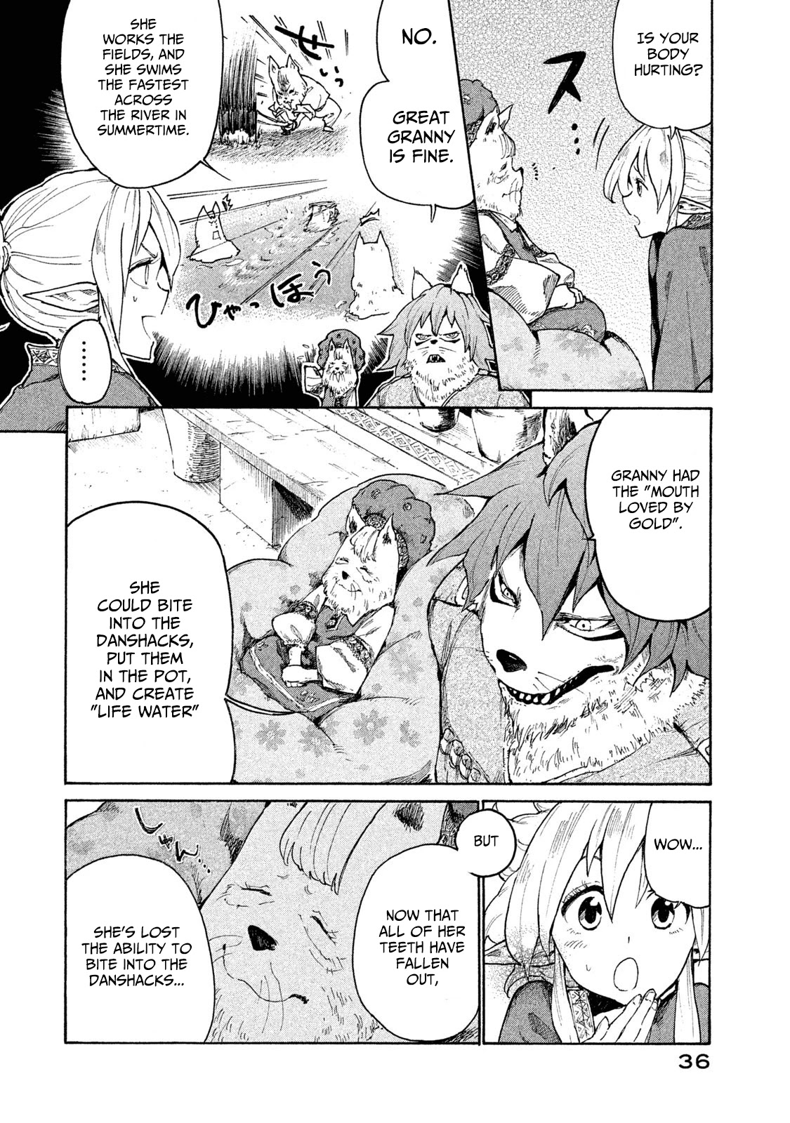 Mazumeshi Elf to Youbokugurashi Chapter 6 page 39 - Chapter 6: Meemee Milk and Life Water