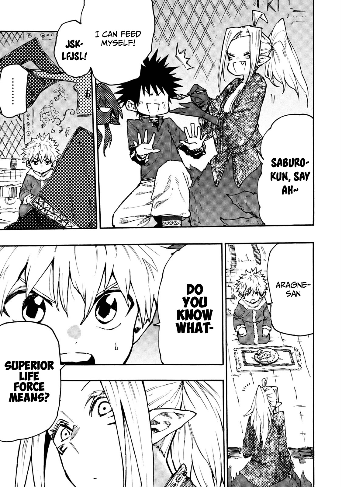 Mazumeshi Elf to Youbokugurashi Chapter 61 page 7 - Chapter 61: Where is reality?