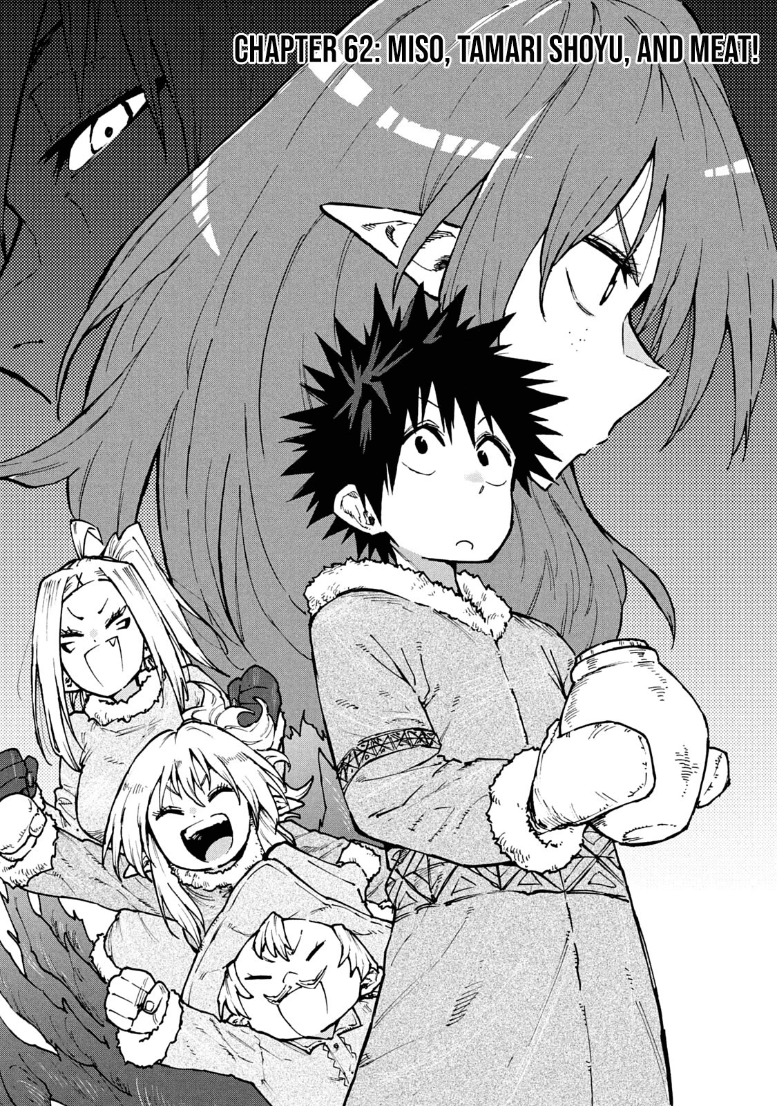 Mazumeshi Elf to Youbokugurashi Chapter 62 page 1 - Chapter 62: Miso, tamari shoyu, and meat!