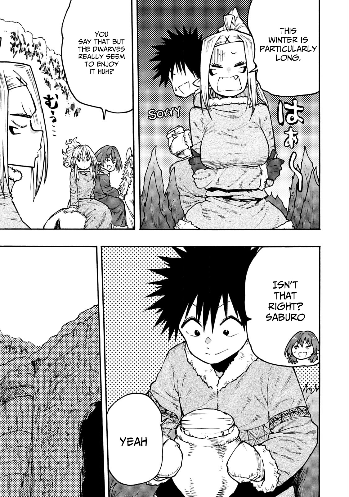 Mazumeshi Elf to Youbokugurashi Chapter 62 page 3 - Chapter 62: Miso, tamari shoyu, and meat!