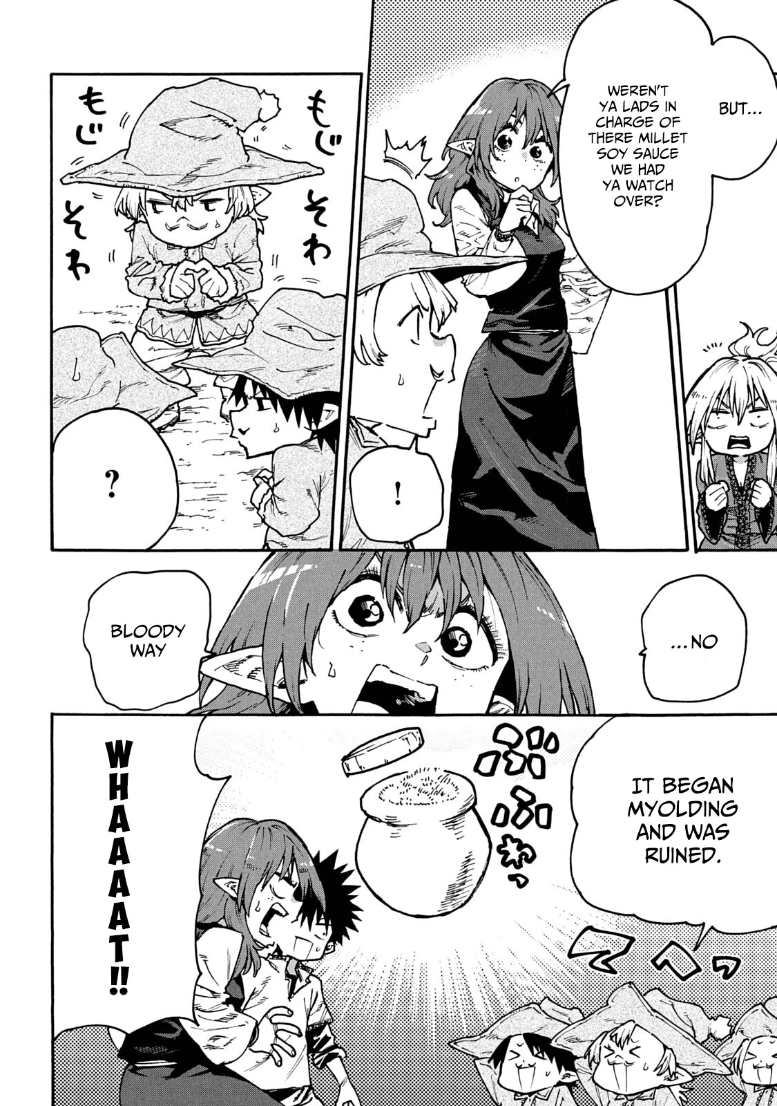Mazumeshi Elf to Youbokugurashi Chapter 62 page 8 - Chapter 62: Miso, tamari shoyu, and meat!