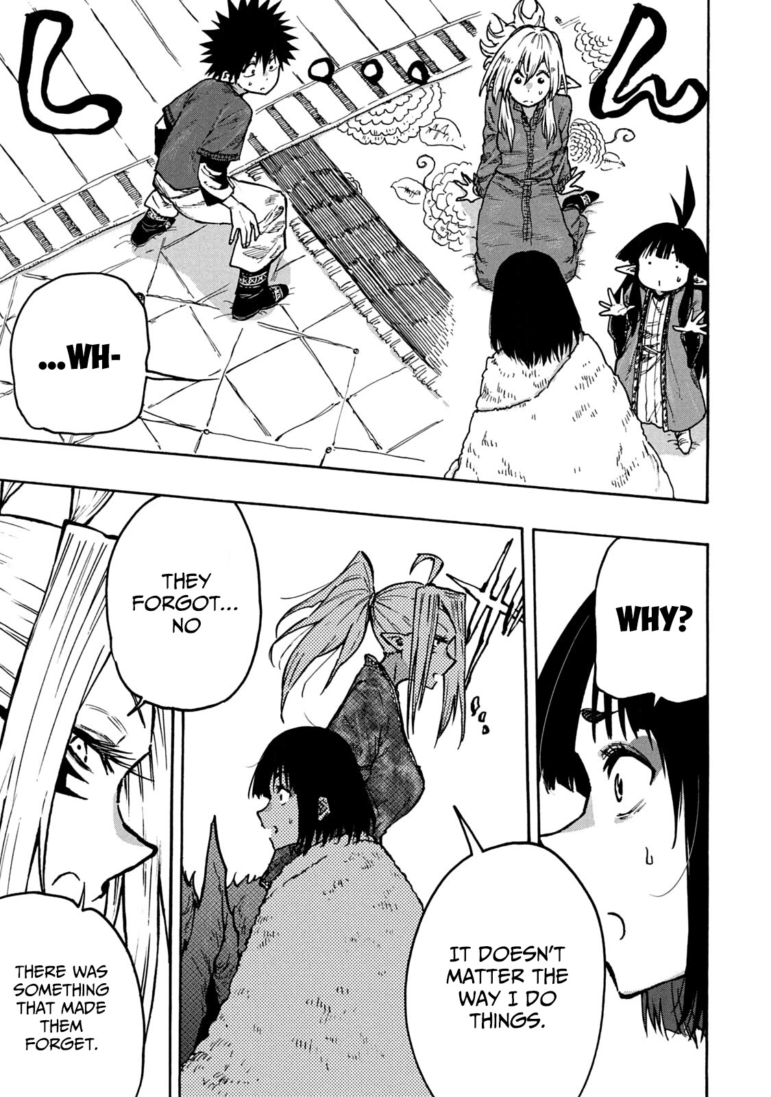 Mazumeshi Elf to Youbokugurashi Chapter 65 page 13 - Chapter 65: The things lost are many