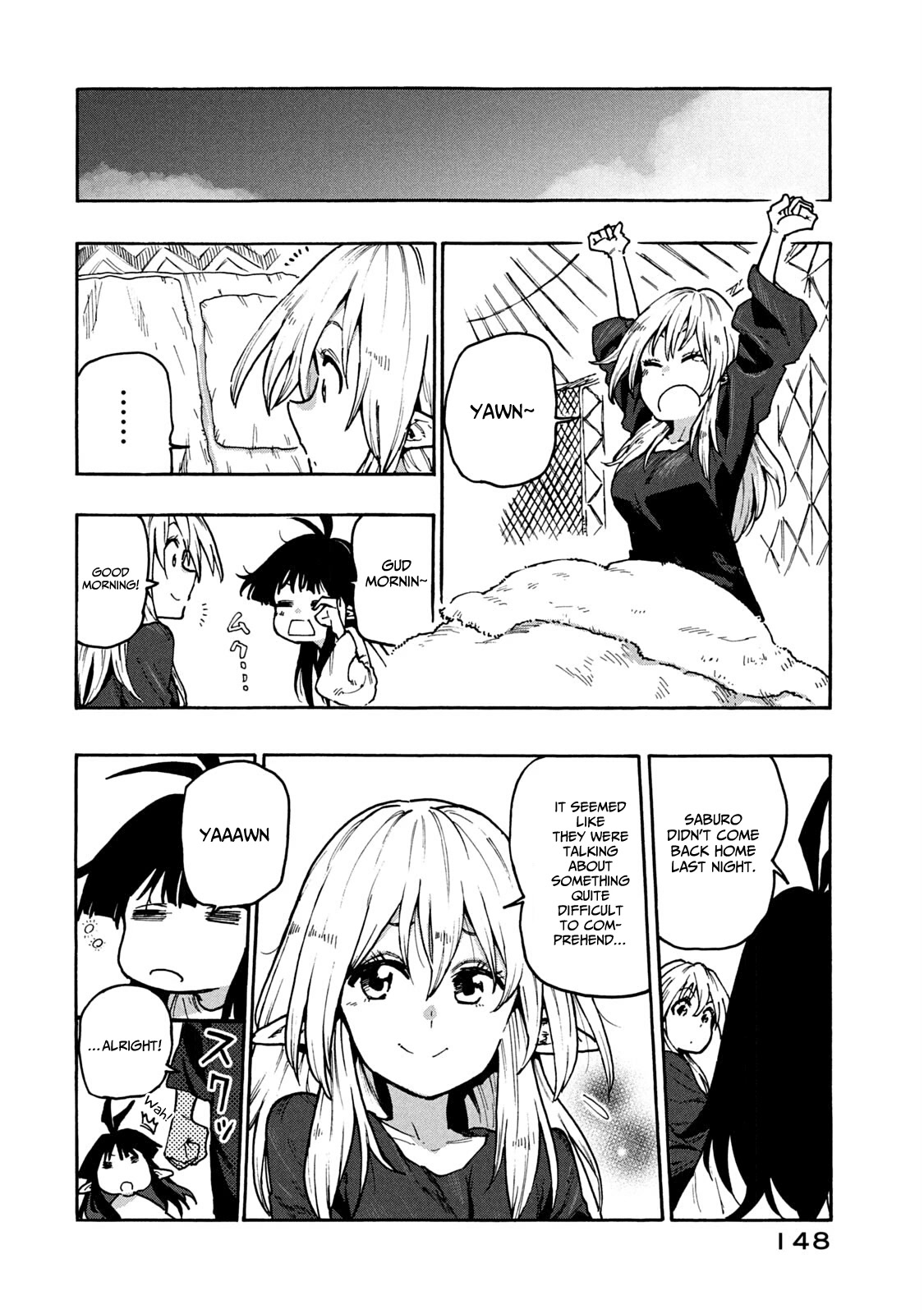 Mazumeshi Elf to Youbokugurashi Chapter 67 page 10 - Chapter 67: Fight against the end of the world