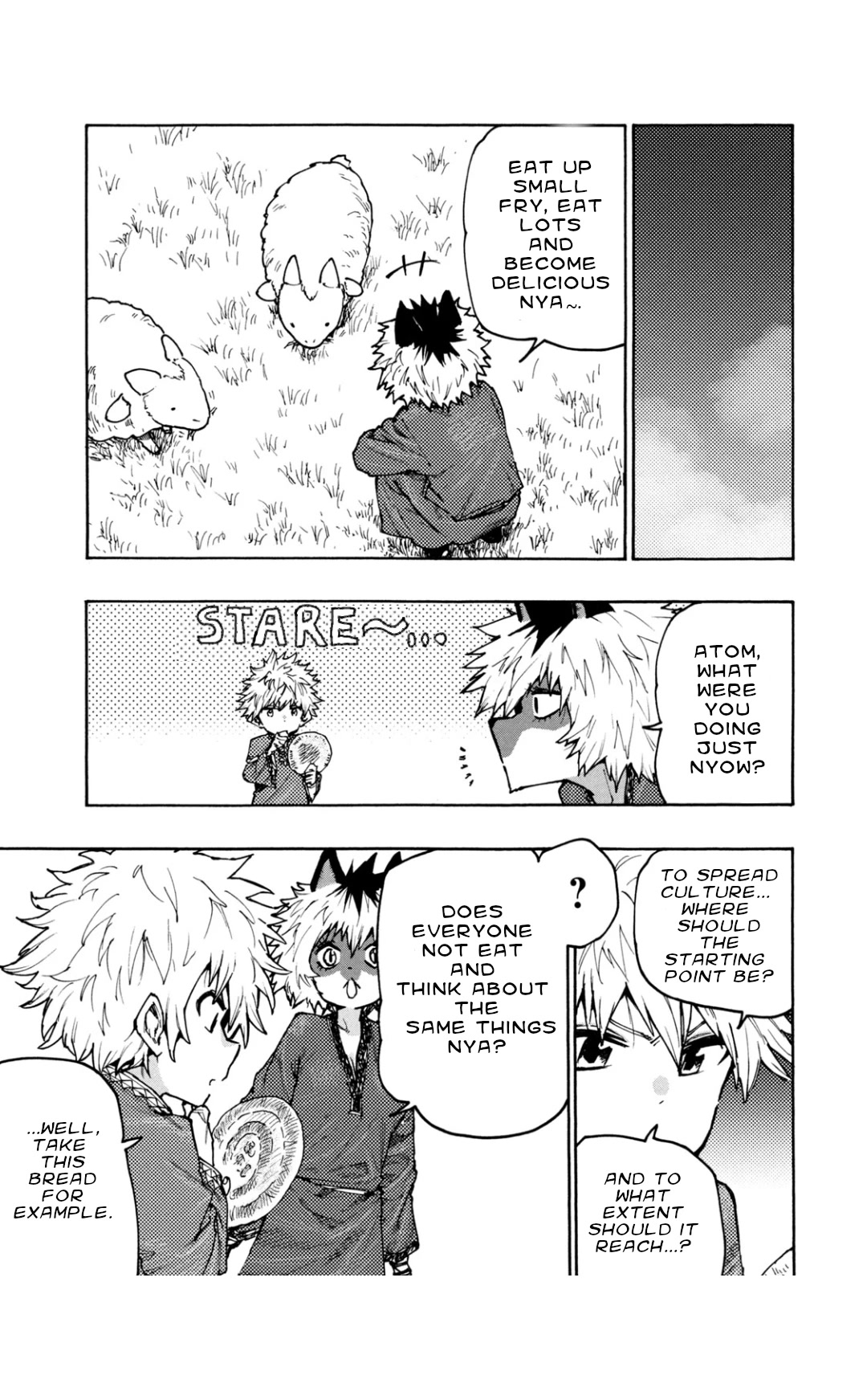 Mazumeshi Elf to Youbokugurashi Chapter 68 page 3 - Chapter 68: Regarding Culture