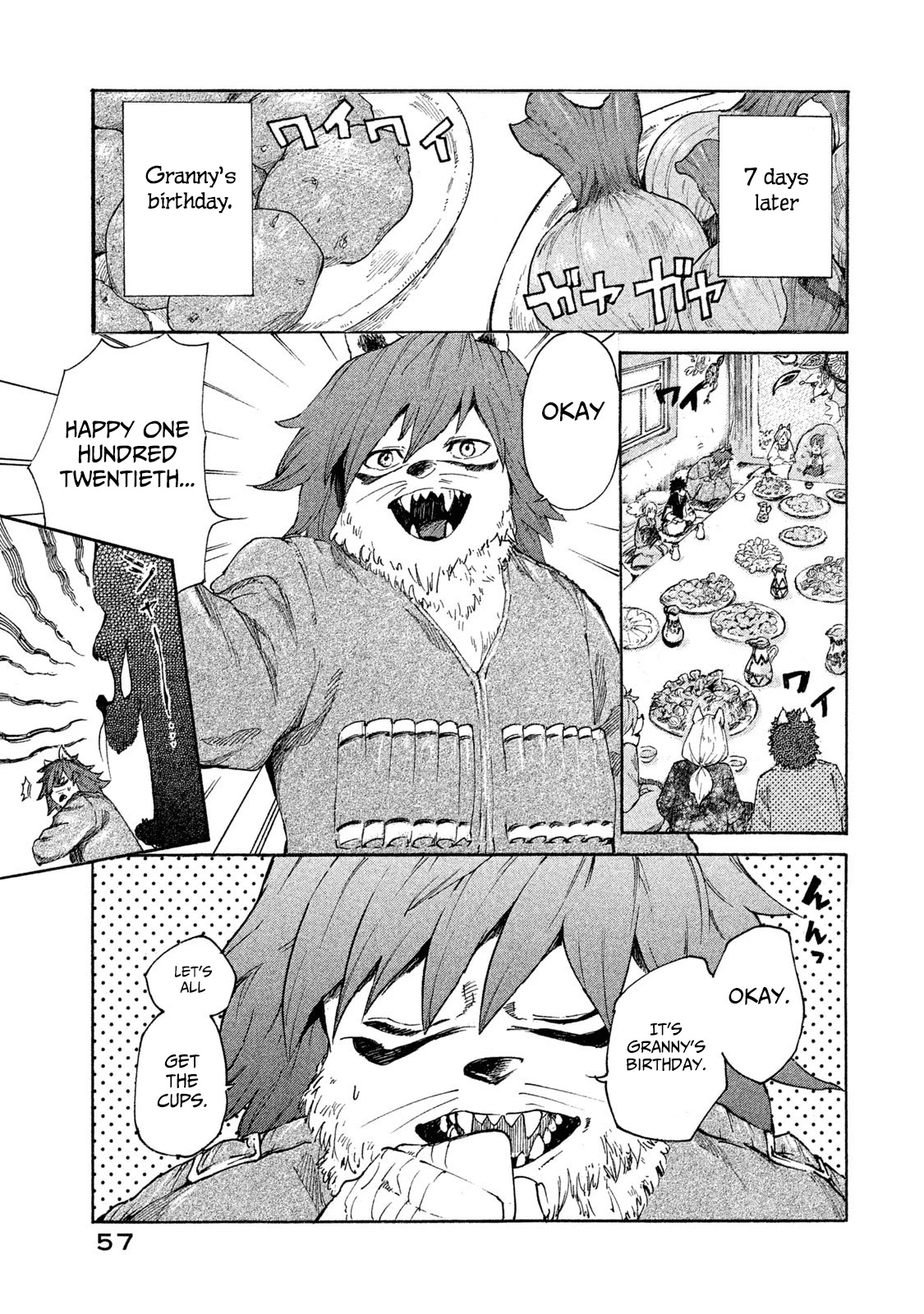 Mazumeshi Elf to Youbokugurashi Chapter 7 page 16 - Chapter 7: The Wanwan tribe and Winter