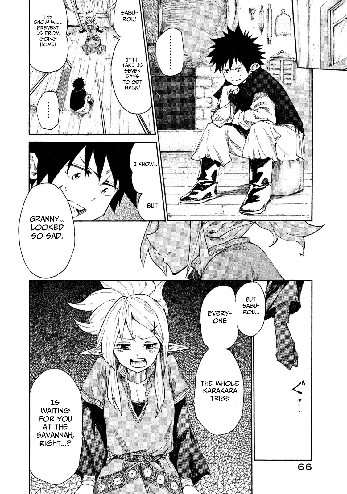 Mazumeshi Elf to Youbokugurashi Chapter 7 page 25 - Chapter 7: The Wanwan tribe and Winter