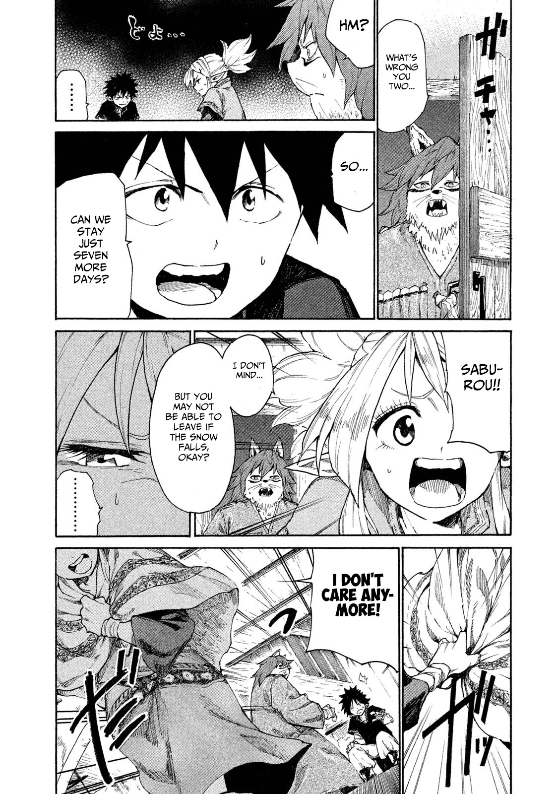 Mazumeshi Elf to Youbokugurashi Chapter 7 page 26 - Chapter 7: The Wanwan tribe and Winter