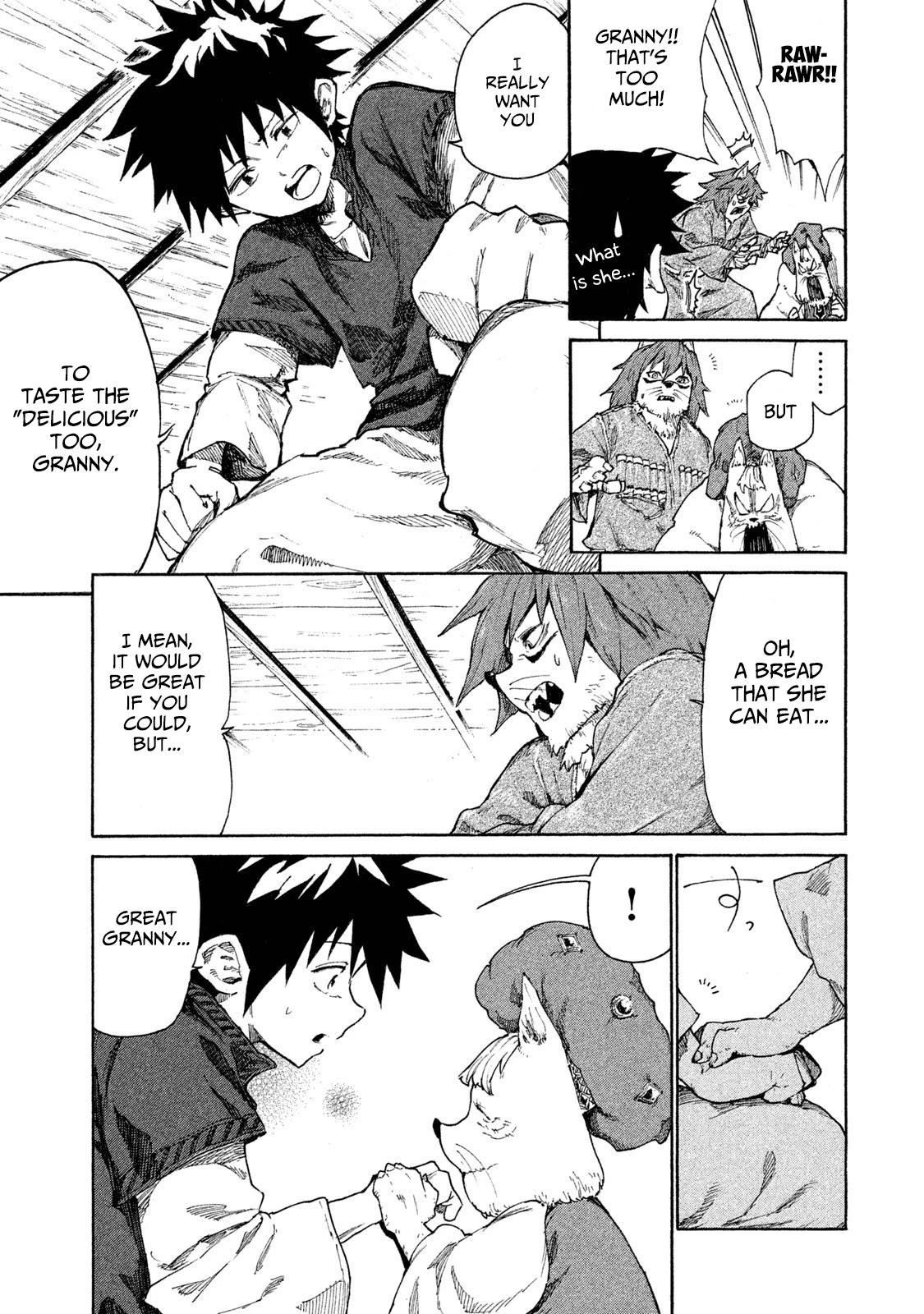 Mazumeshi Elf to Youbokugurashi Chapter 7 page 28 - Chapter 7: The Wanwan tribe and Winter